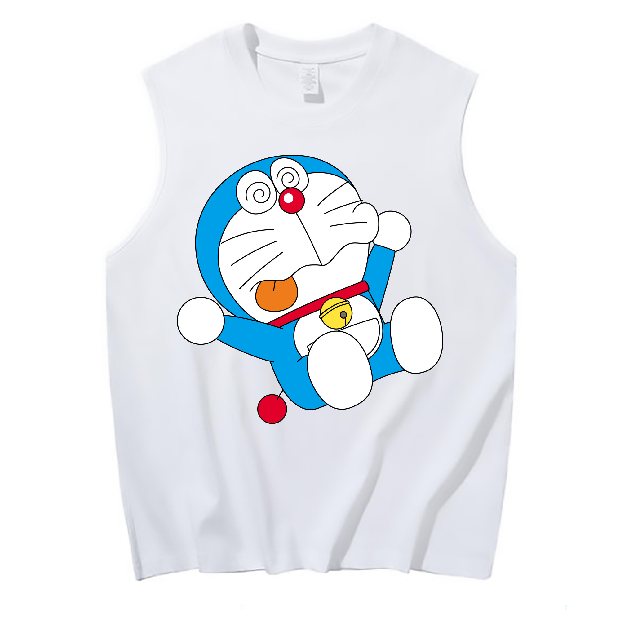 （画像用） ドラえもん Doraemon コットン100％タンクトップ（フロントプリント）