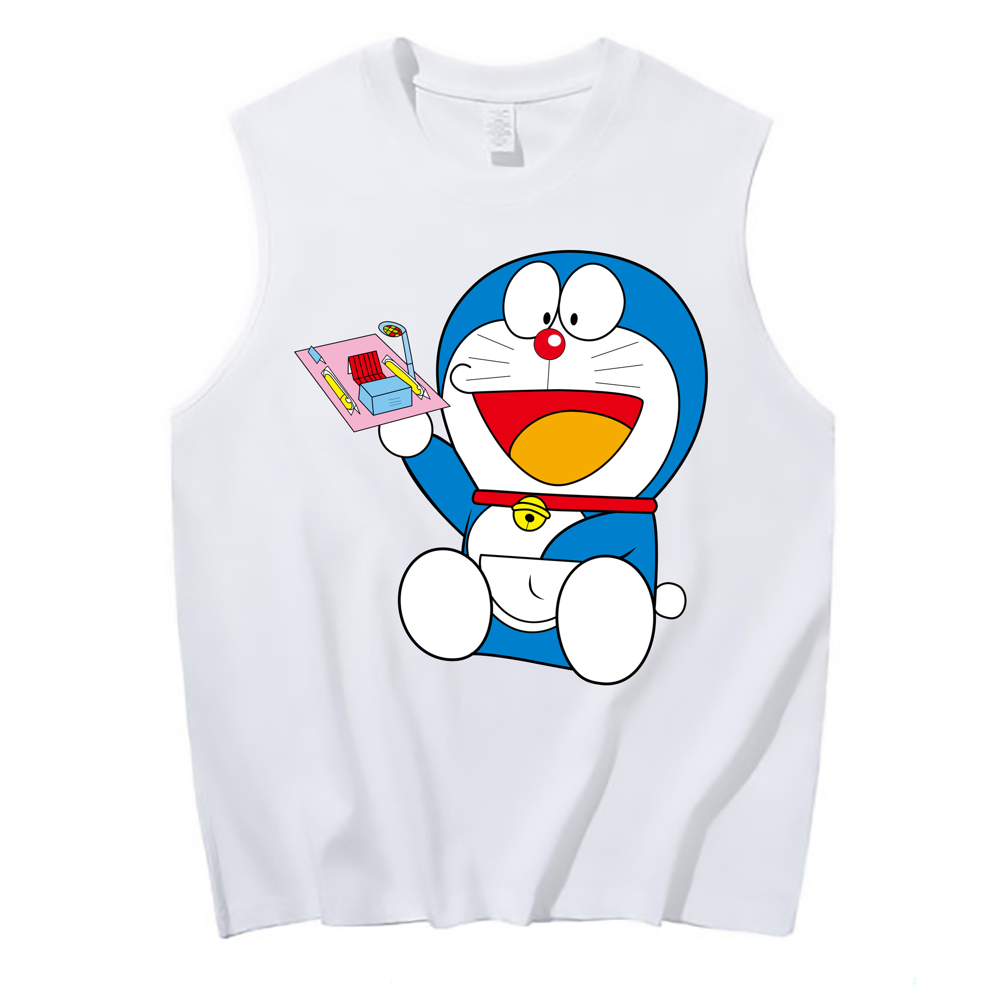 （画像用） ドラえもん Doraemon コットン100％タンクトップ（フロントプリント）