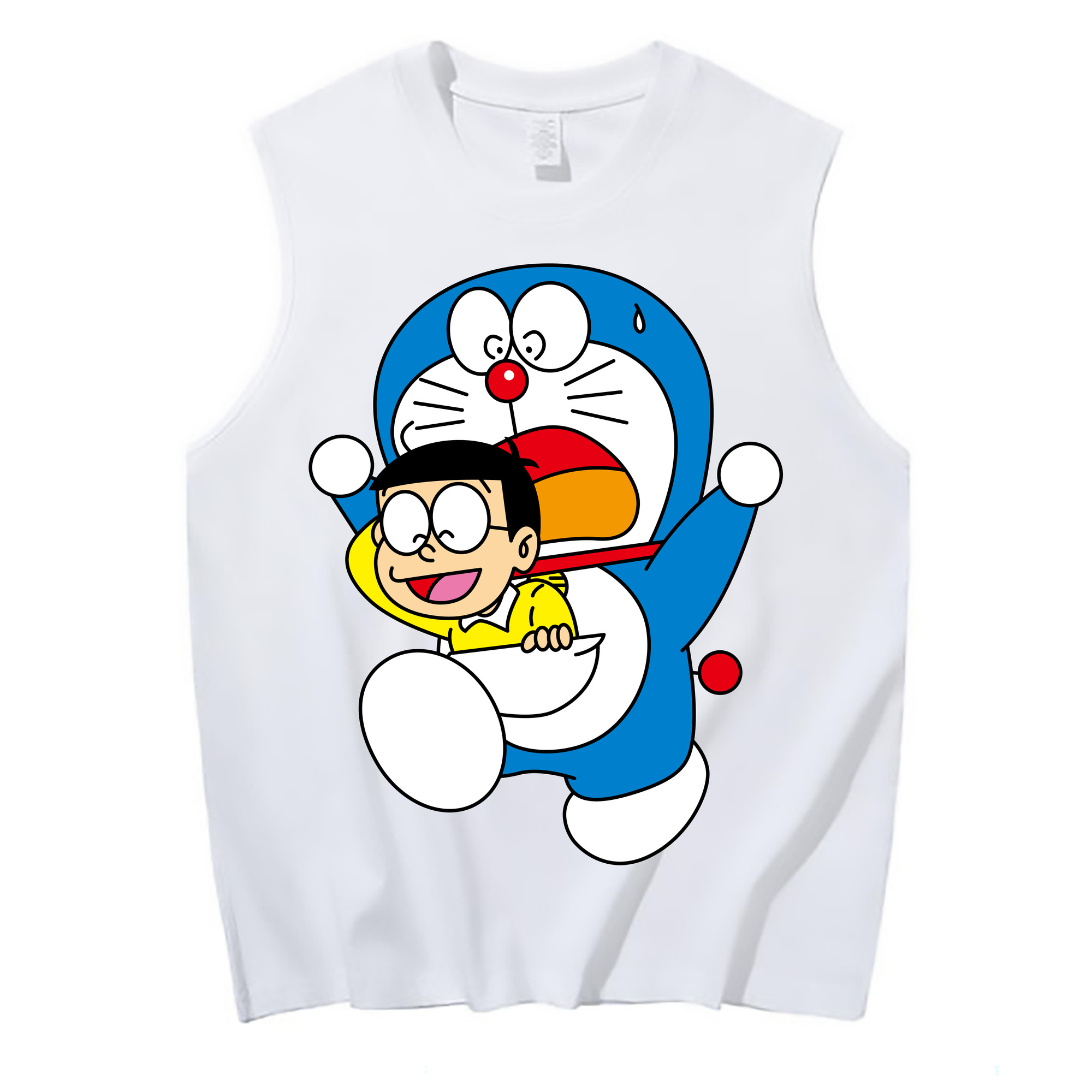（画像用） ドラえもん Doraemon コットン100％タンクトップ（フロントプリント）