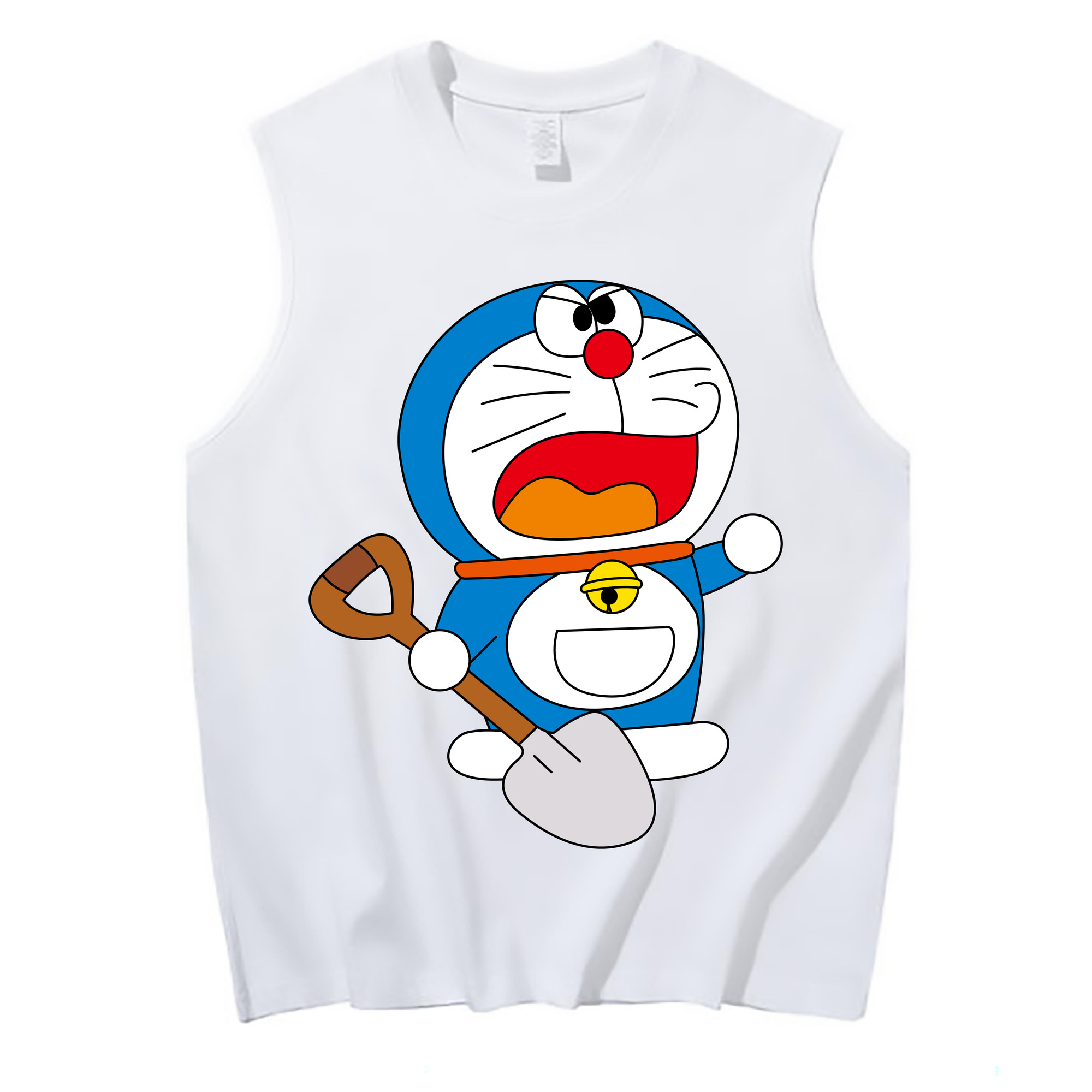（画像用） ドラえもん Doraemon コットン100％タンクトップ（フロントプリント）