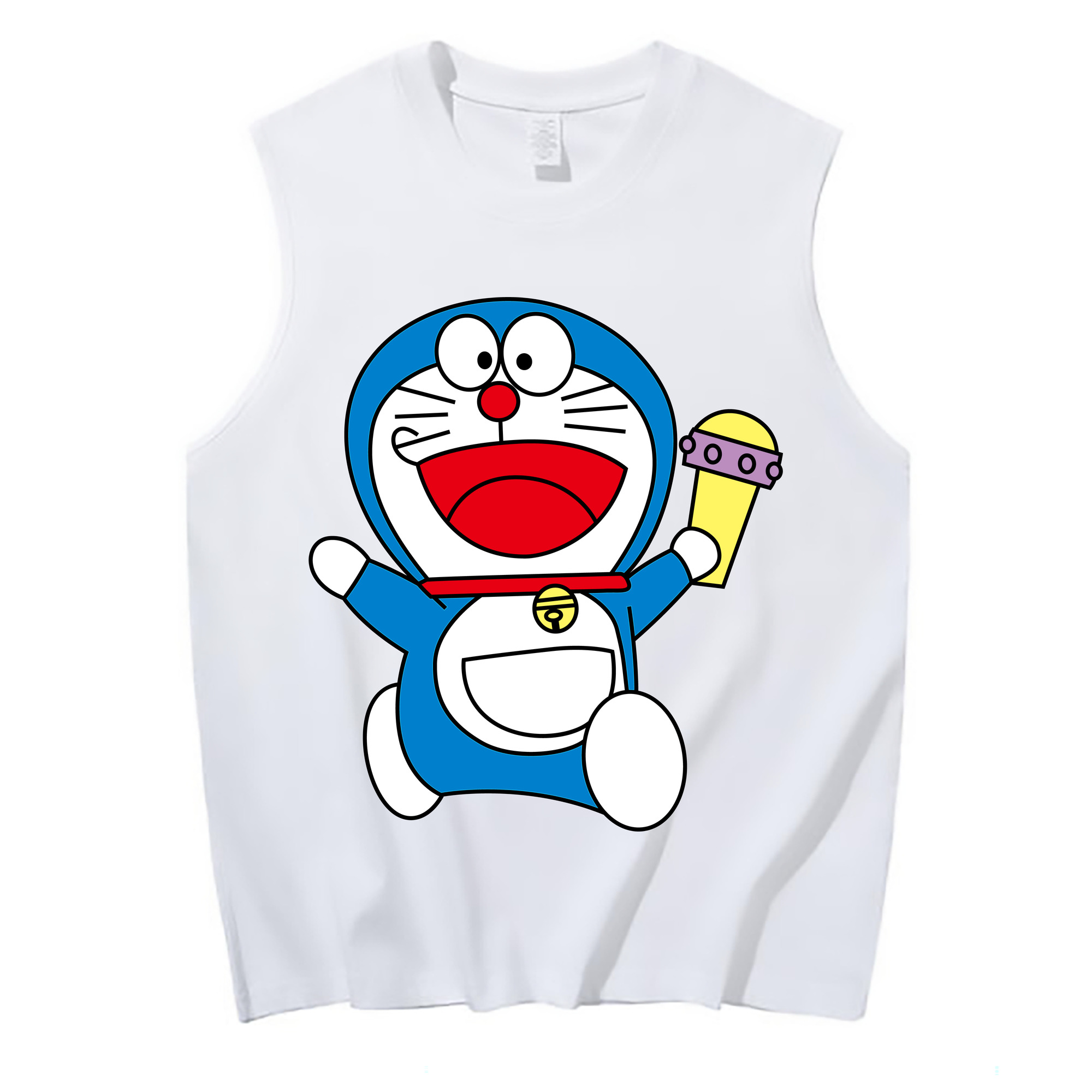 （画像用） ドラえもん Doraemon コットン100％タンクトップ（フロントプリント）