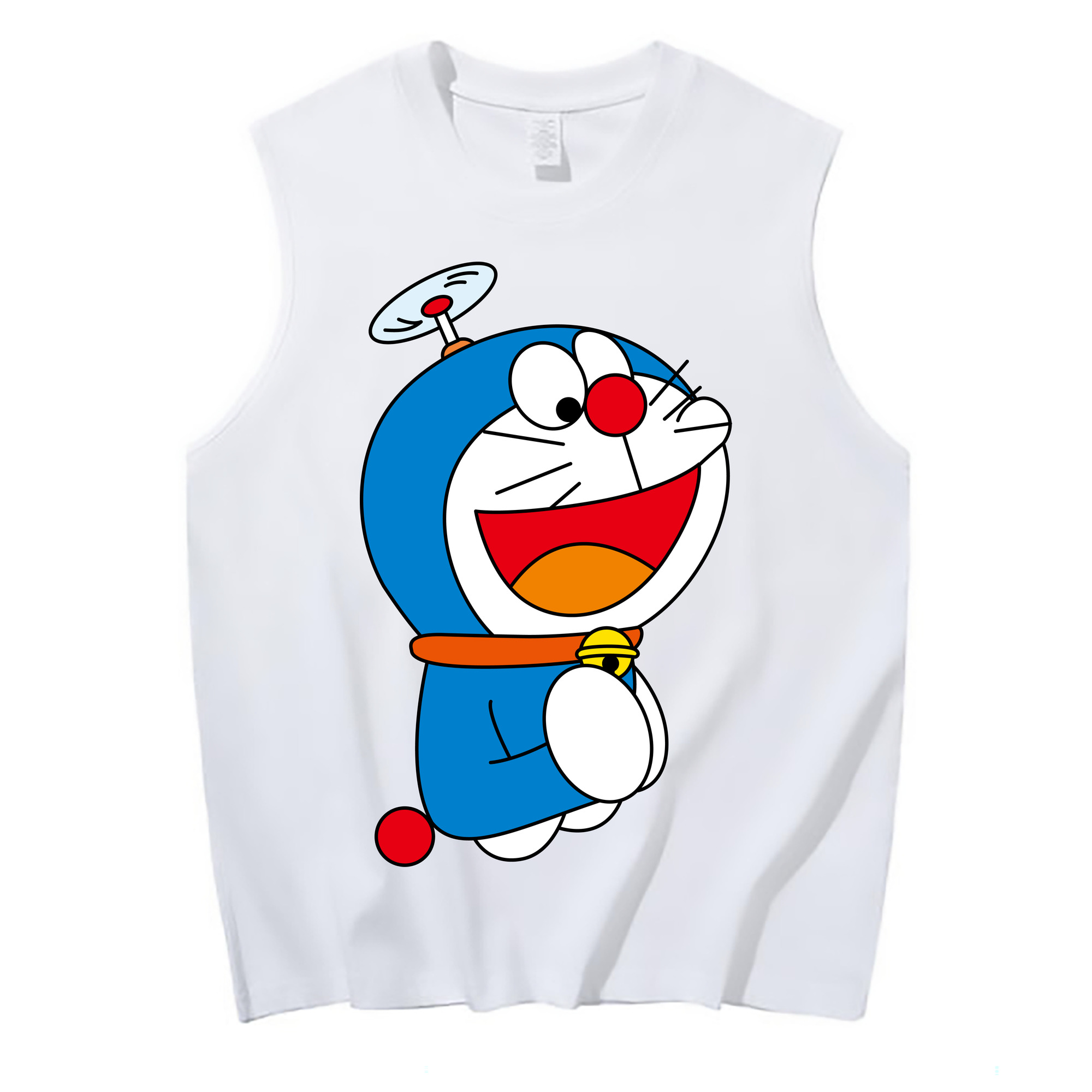 （画像用） ドラえもん Doraemon コットン100％タンクトップ（フロントプリント）