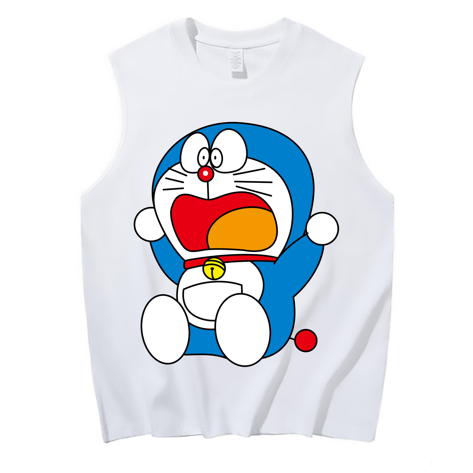 （画像用） ドラえもん Doraemon コットン100％タンクトップ（フロントプリント）