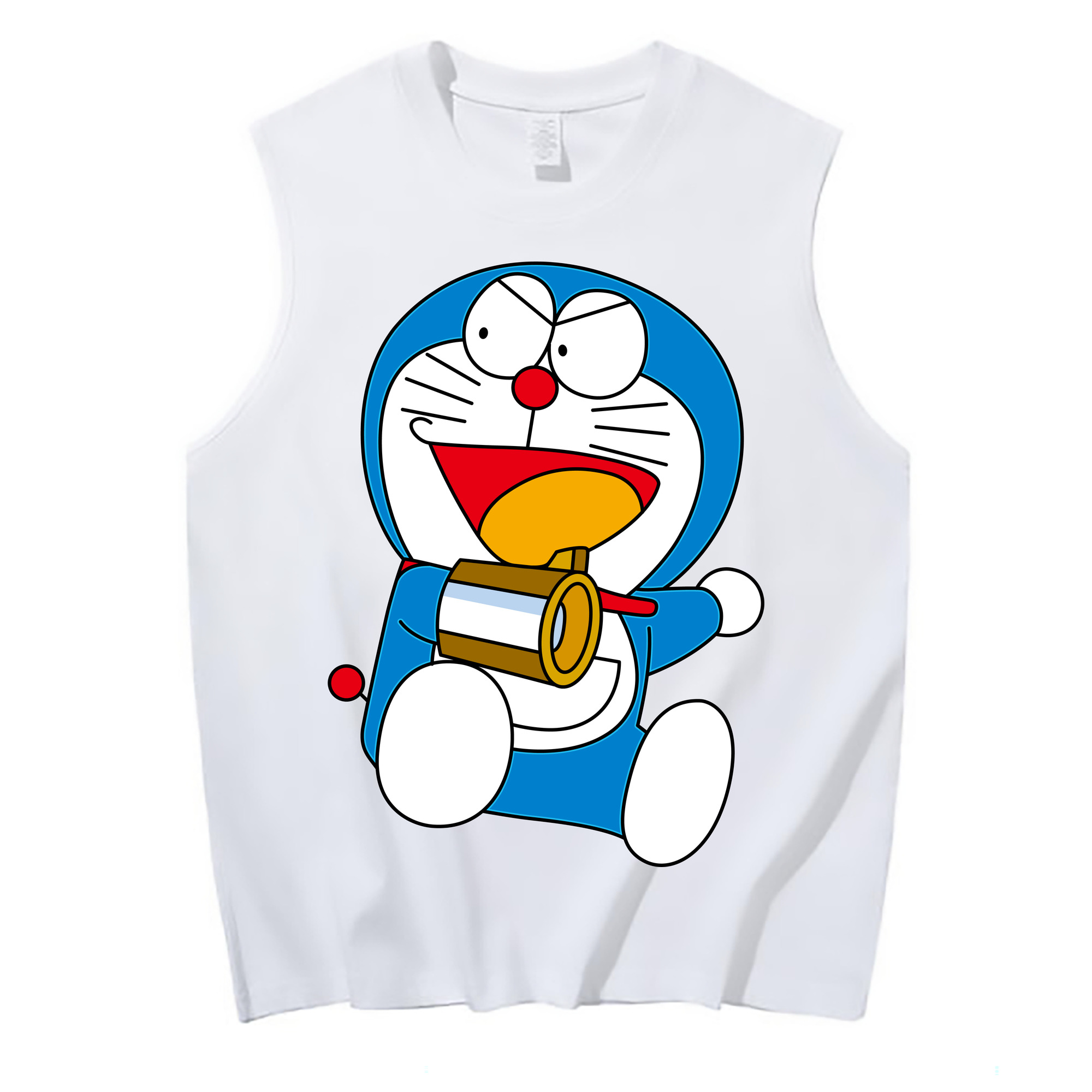（画像用） ドラえもん Doraemon コットン100％タンクトップ（フロントプリント）