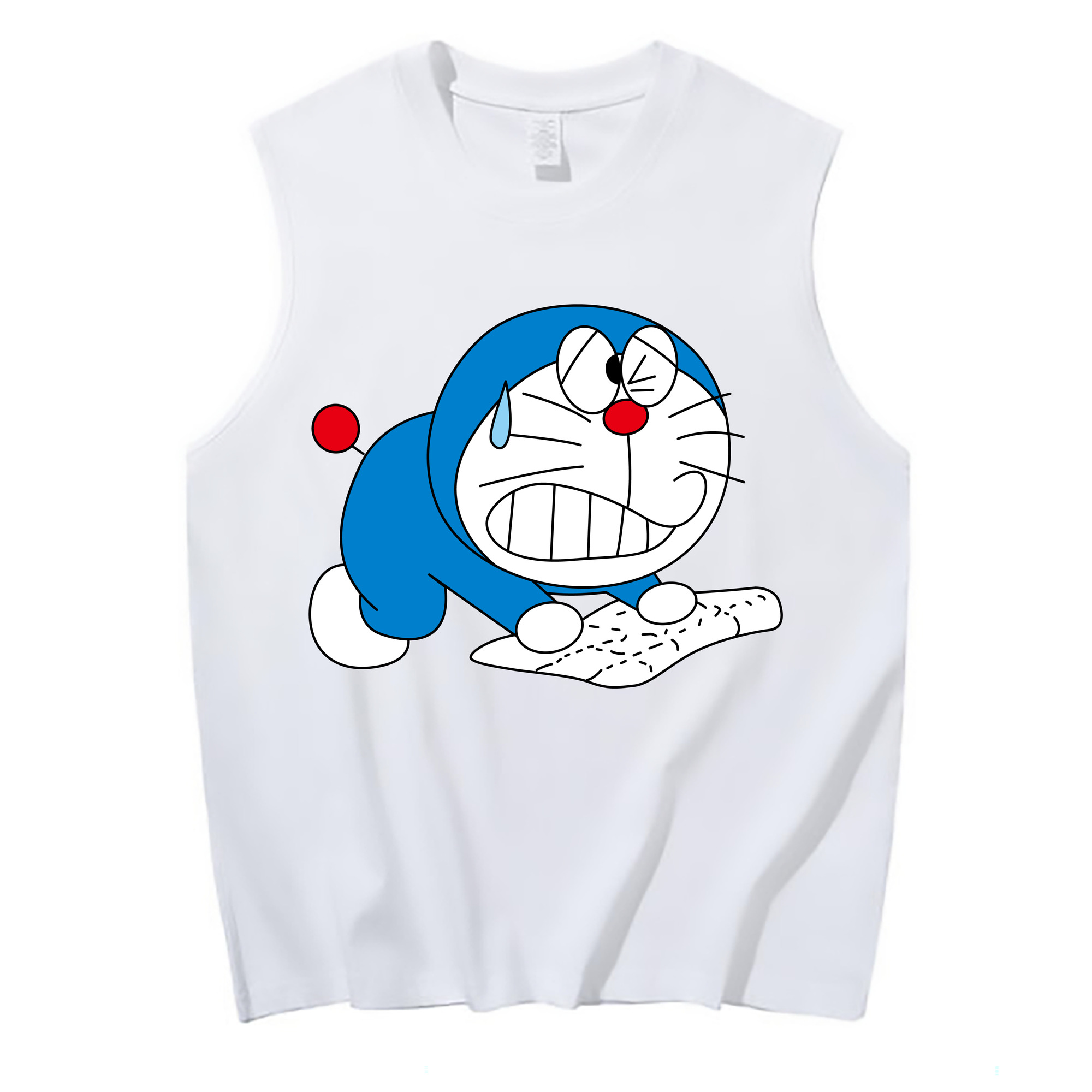 （画像用） ドラえもん Doraemon コットン100％タンクトップ（フロントプリント）