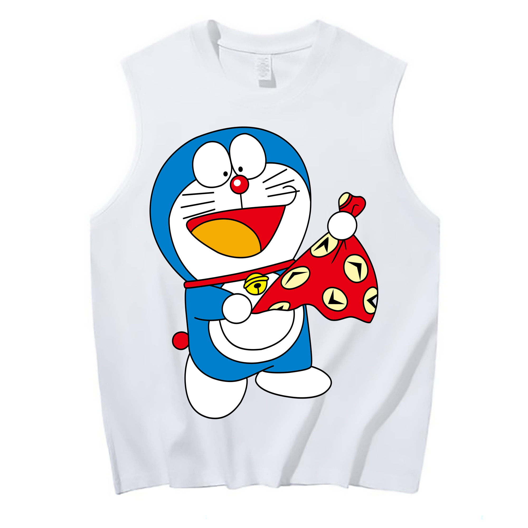 （画像用） ドラえもん Doraemon コットン100％タンクトップ（フロントプリント）