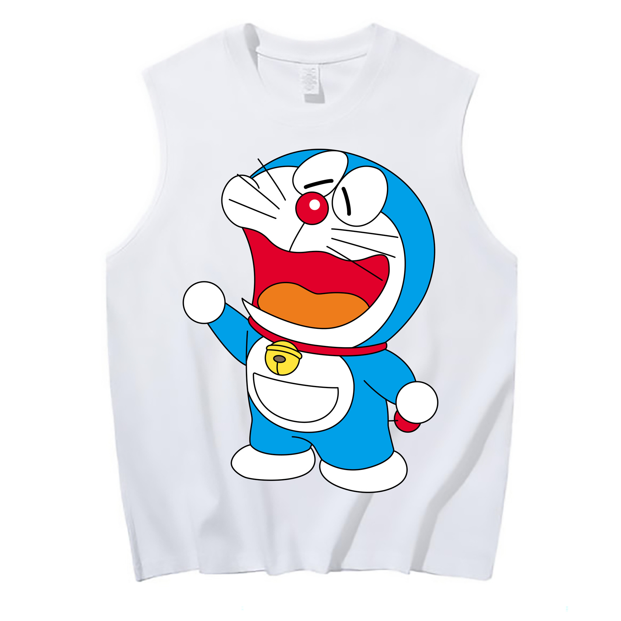 （画像用） ドラえもん Doraemon コットン100％タンクトップ（フロントプリント）