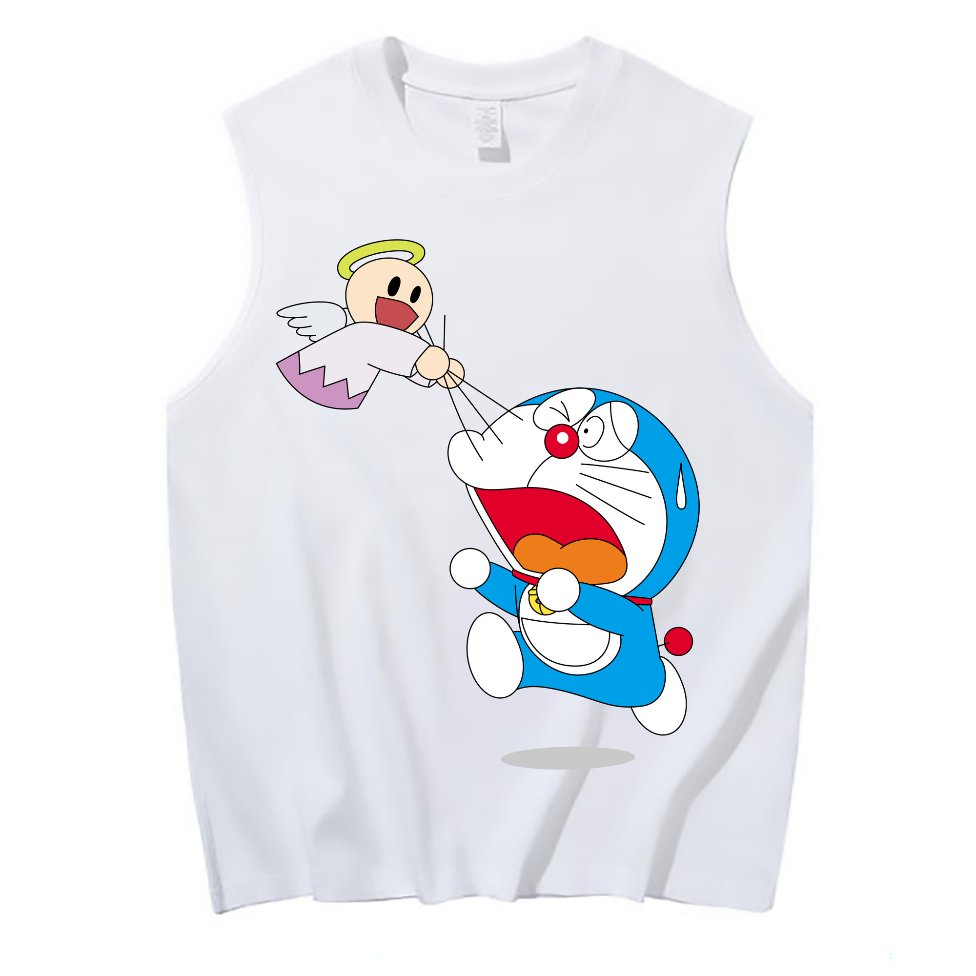 （画像用） ドラえもん Doraemon コットン100％タンクトップ（フロントプリント）