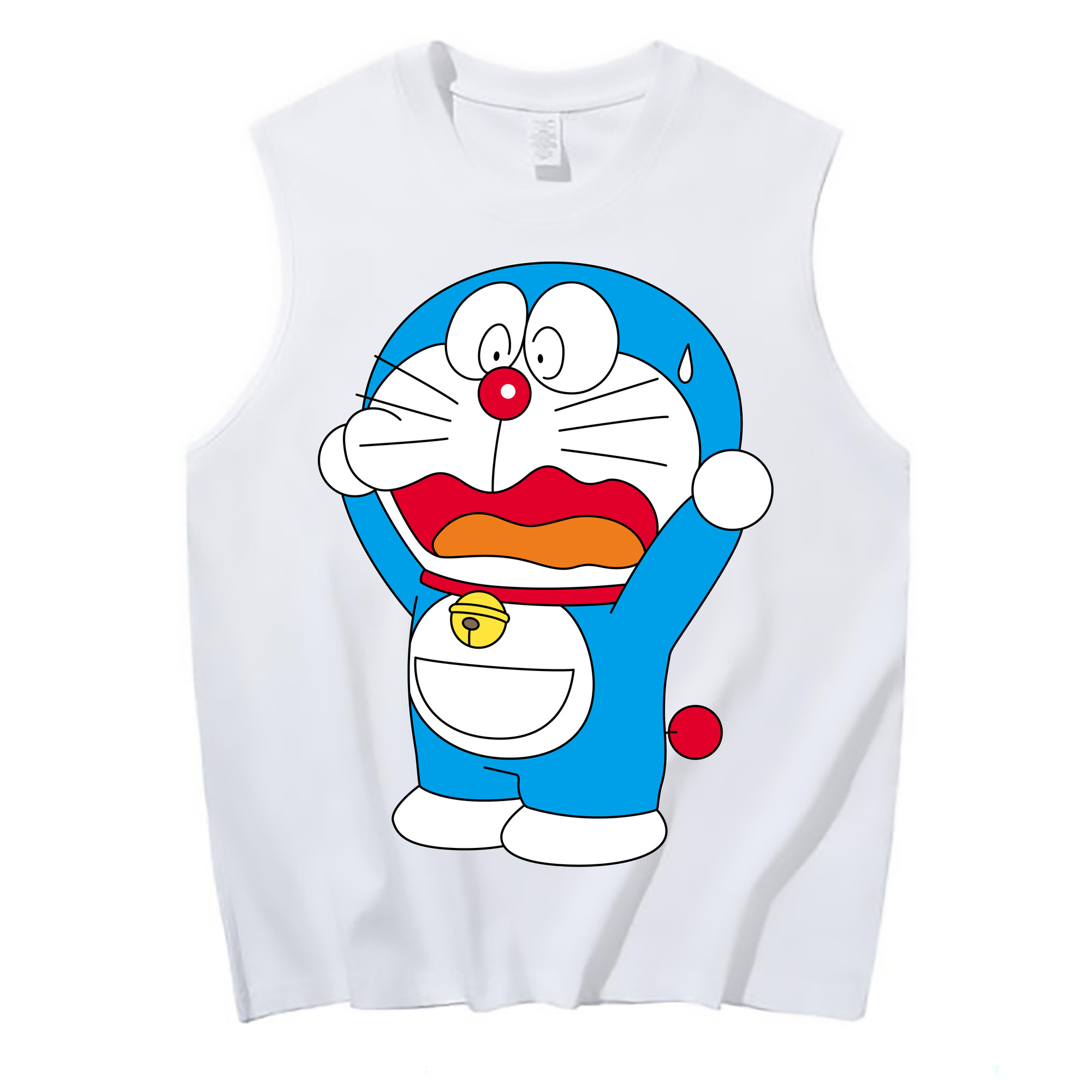 （画像用） ドラえもん Doraemon コットン100％タンクトップ（フロントプリント）