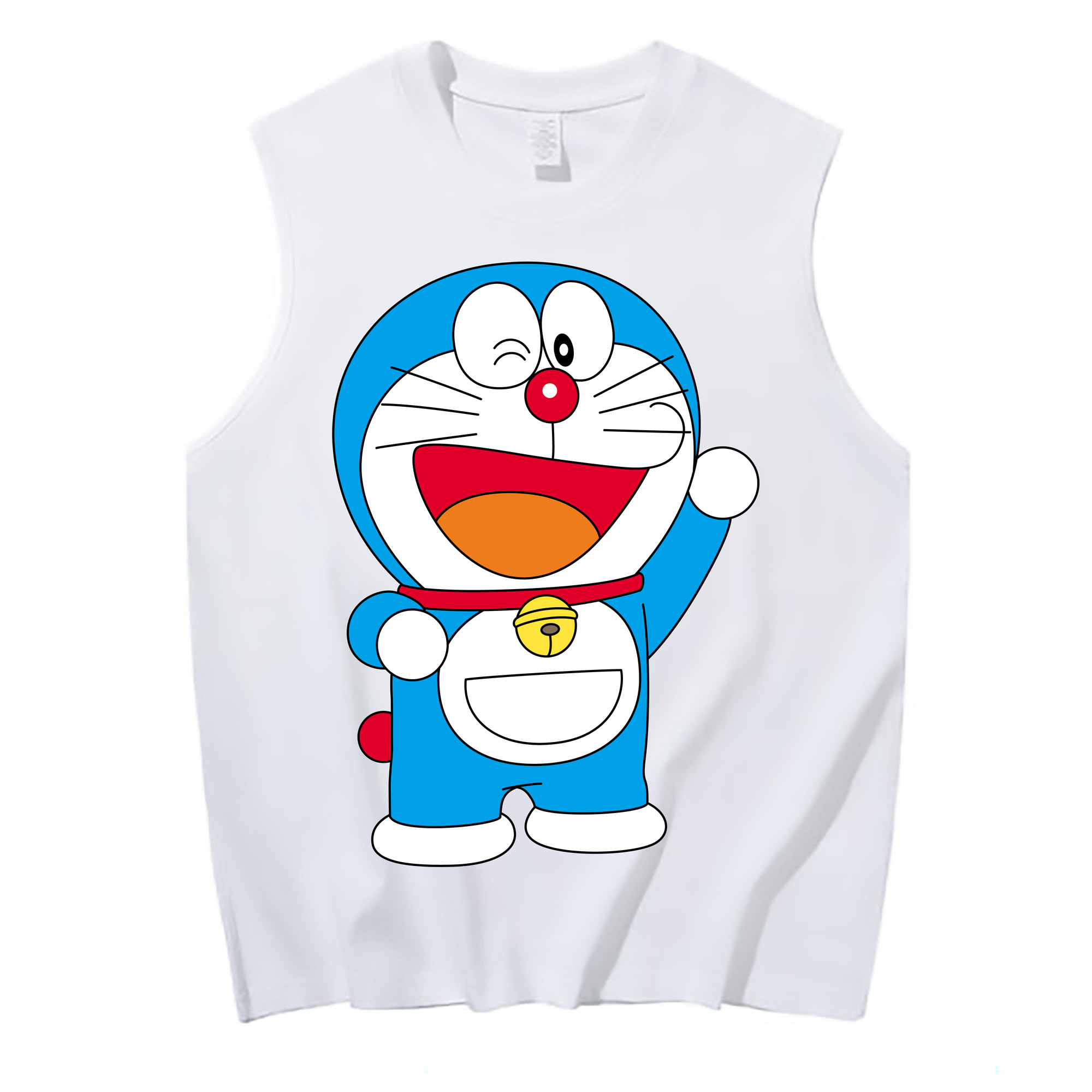 （画像用） ドラえもん Doraemon コットン100％タンクトップ（フロントプリント）