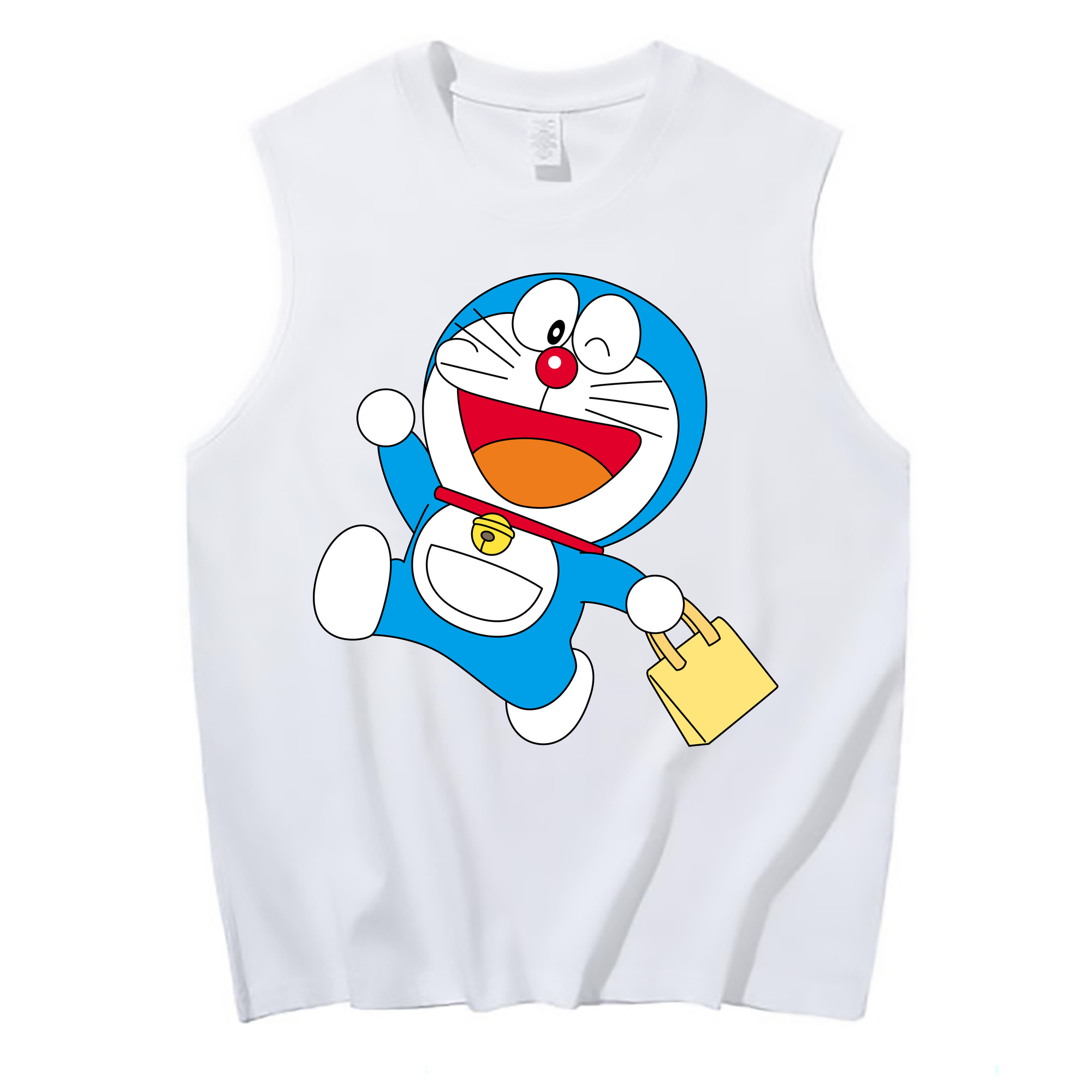 （画像用） ドラえもん Doraemon コットン100％タンクトップ（フロントプリント）