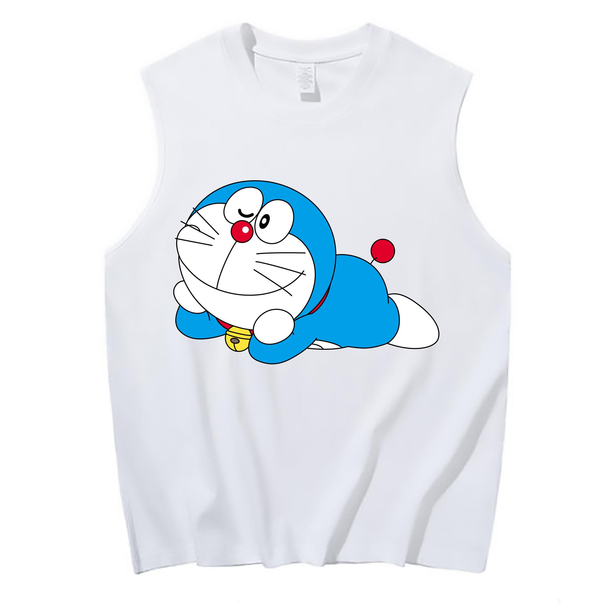 （画像用） ドラえもん Doraemon コットン100％タンクトップ（フロントプリント）