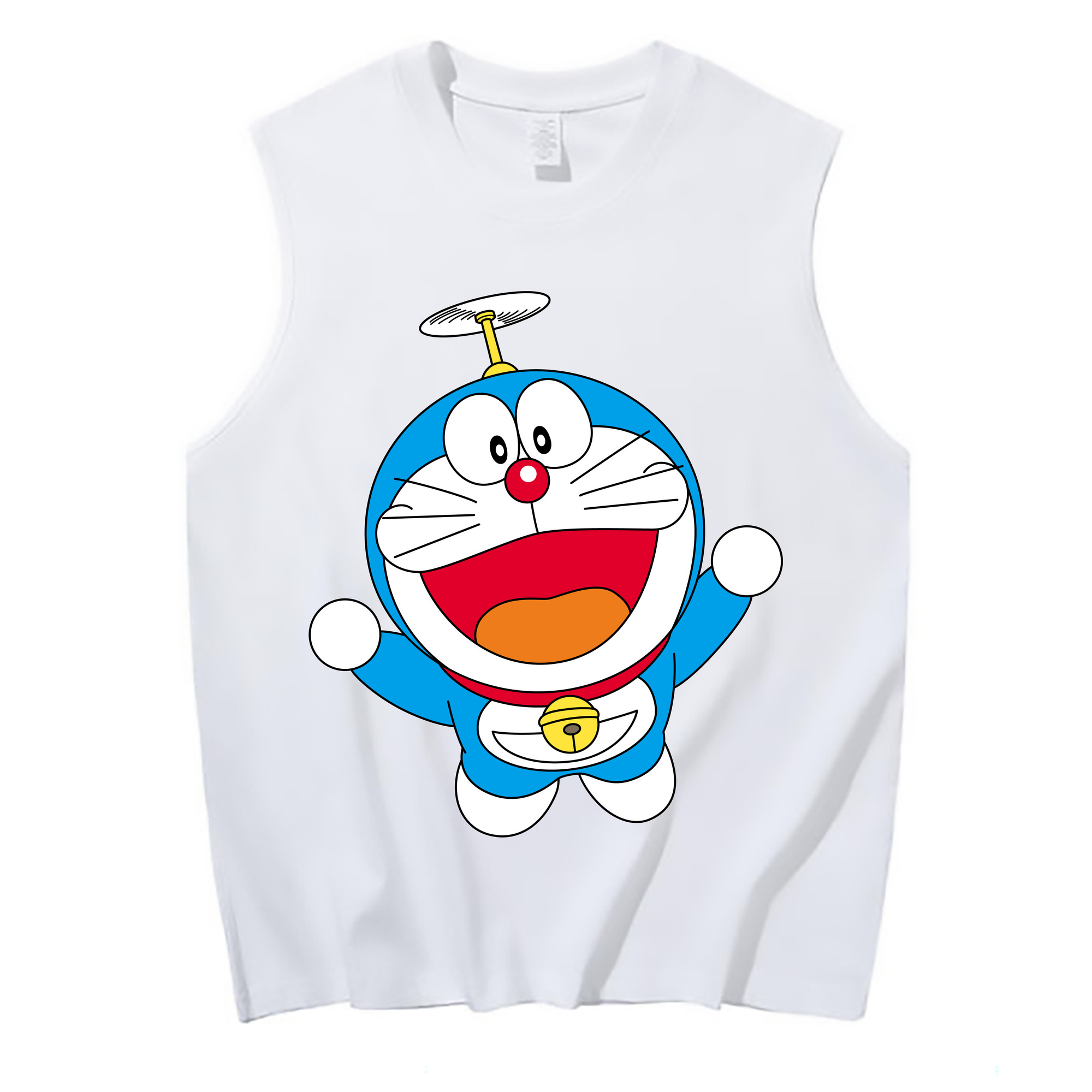 （画像用） ドラえもん Doraemon コットン100％タンクトップ（フロントプリント）