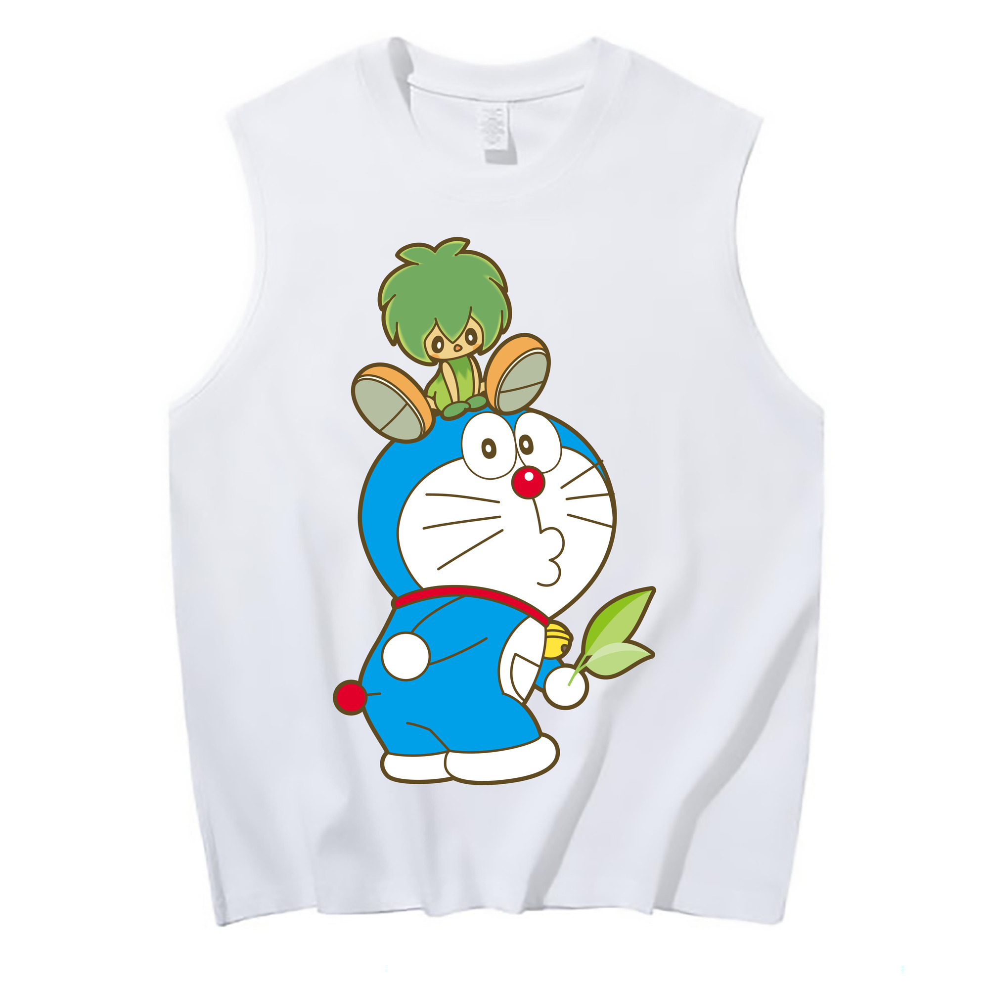（画像用） ドラえもん Doraemon コットン100％タンクトップ（フロントプリント）