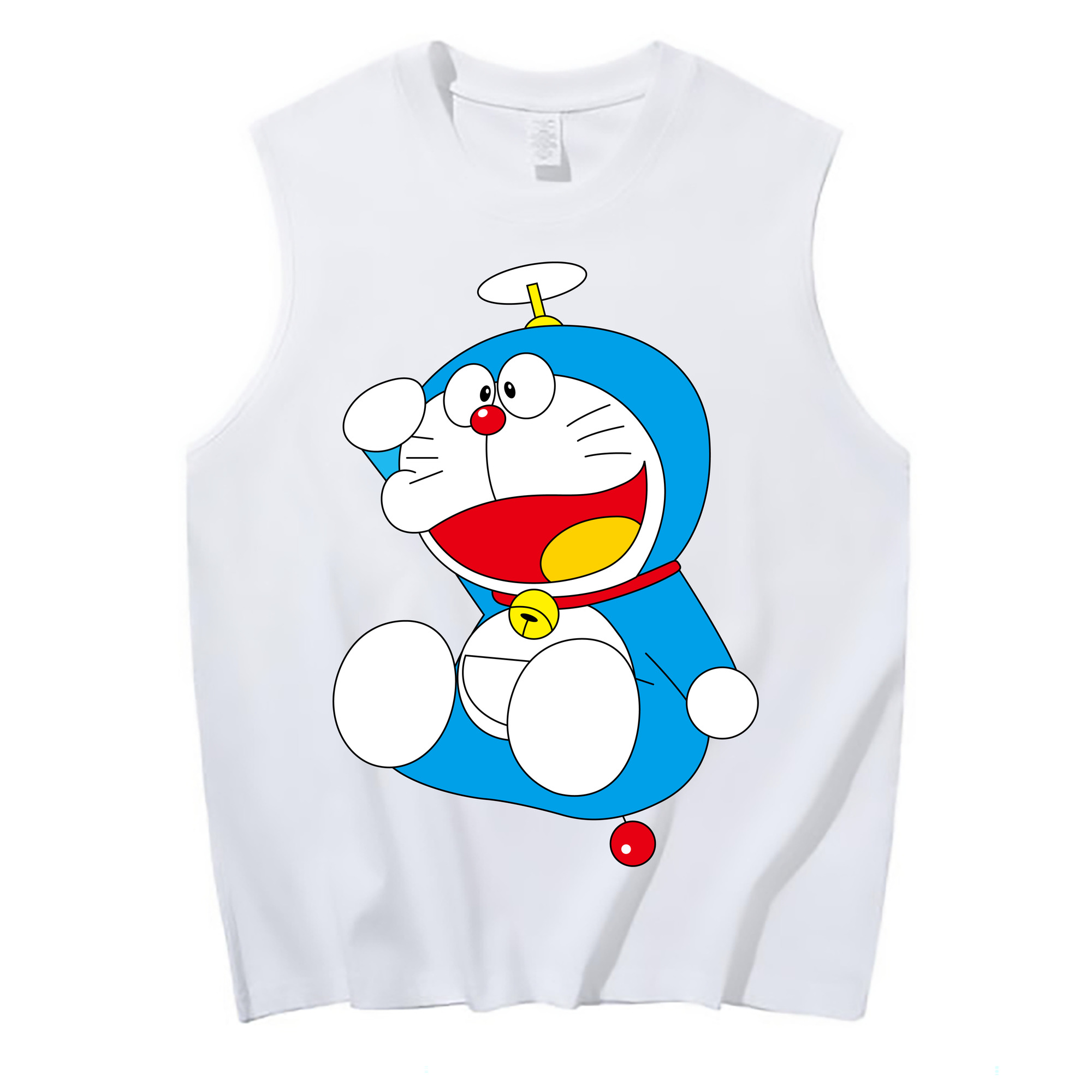 （画像用） ドラえもん Doraemon コットン100％タンクトップ（フロントプリント）