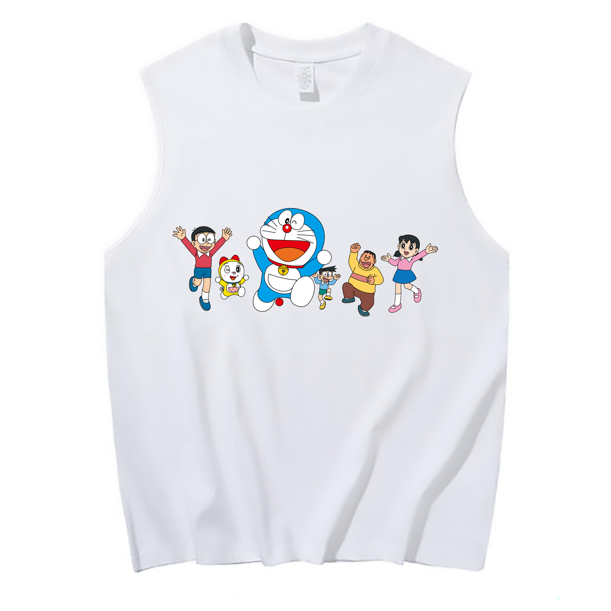 （画像用） ドラえもん 骨川 スネ夫 Doraemon Honekawa Suneo コットン100％タンクトップ（フロントプリント）