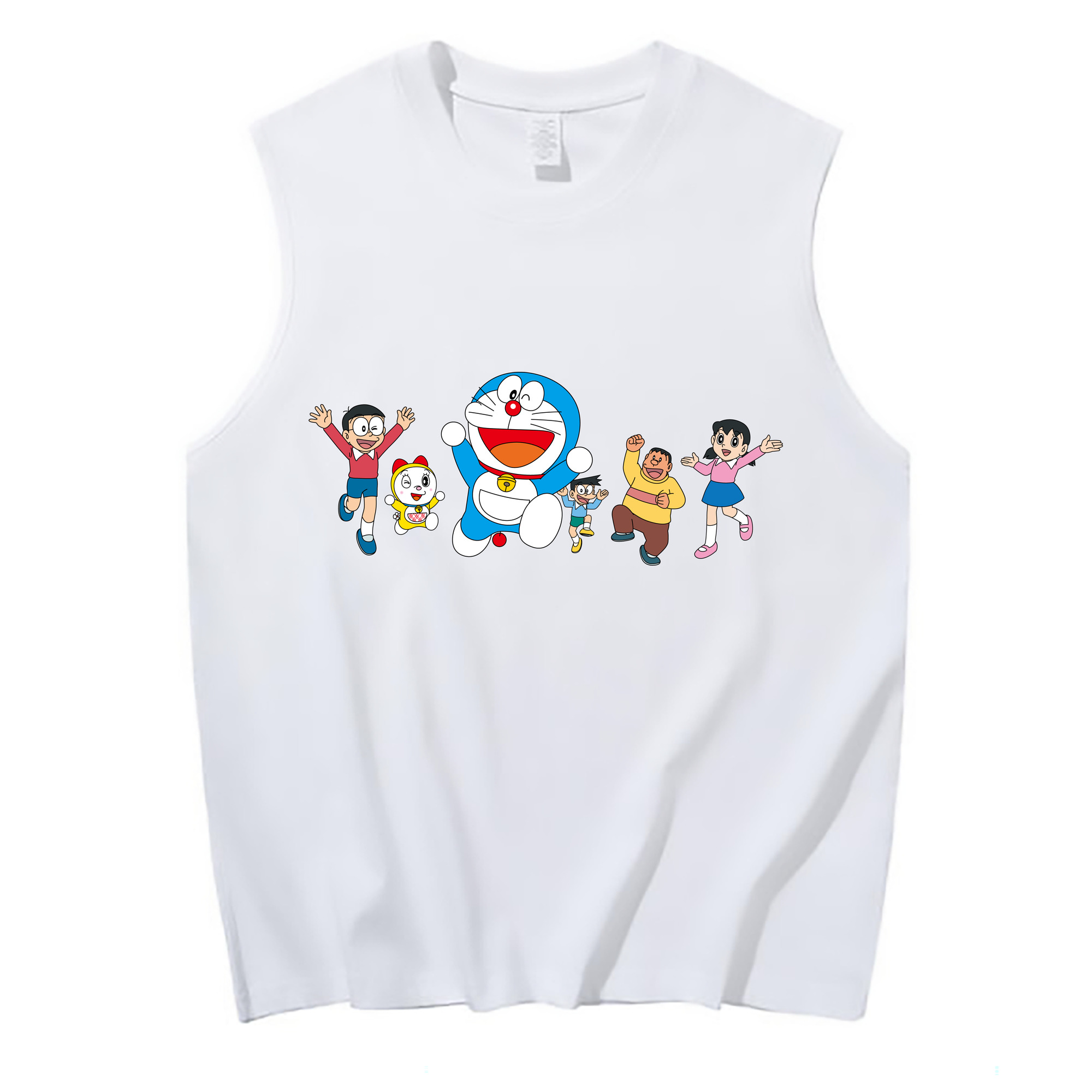 （画像用） ドラえもん 骨川 スネ夫 Doraemon Honekawa Suneo コットン100％タンクトップ（フロントプリント）
