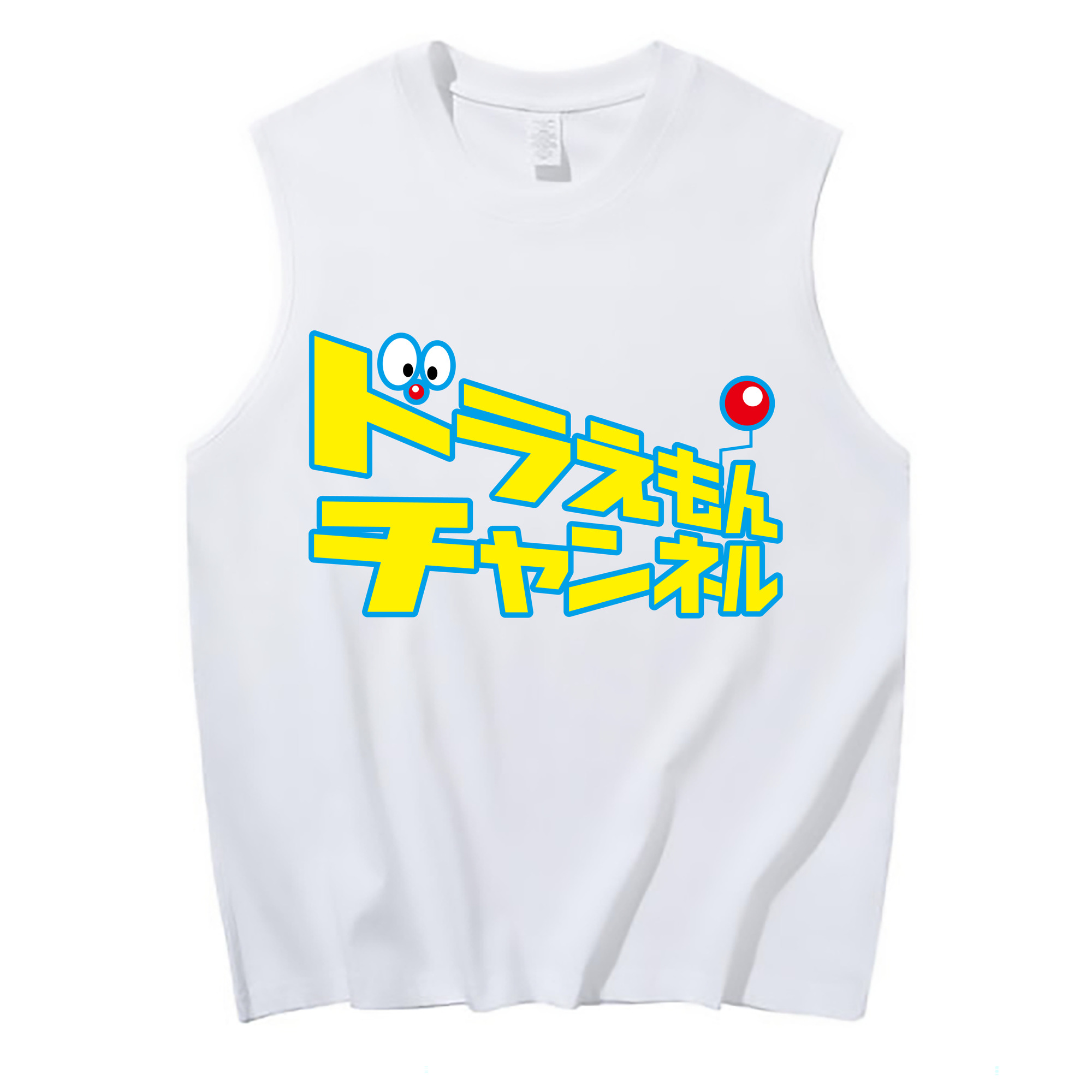 （画像用） ドラえもん Doraemon コットン100％タンクトップ（フロントプリント）