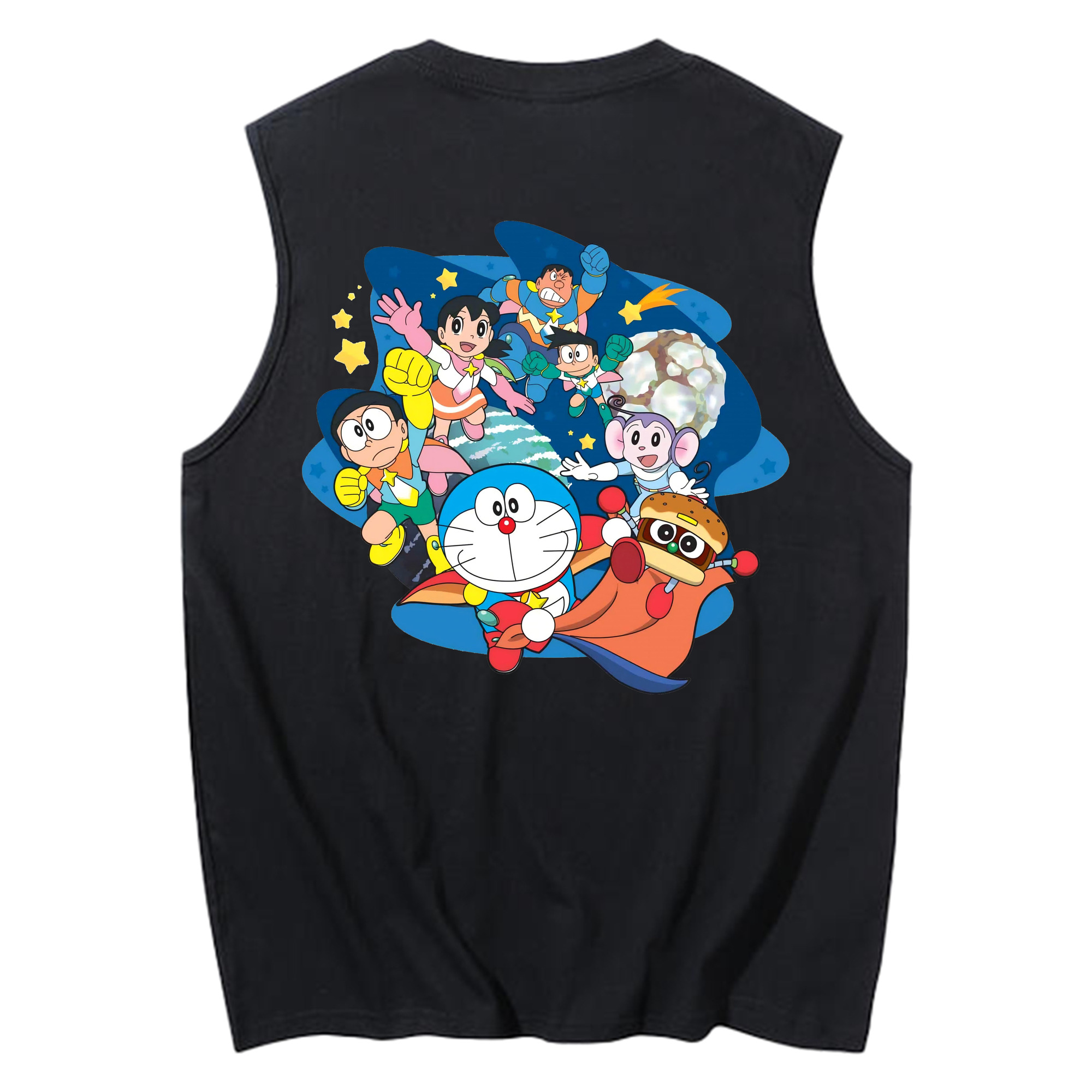 （画像用） ドラえもん Doraemon コットン100％タンクトップ（背面プリント）