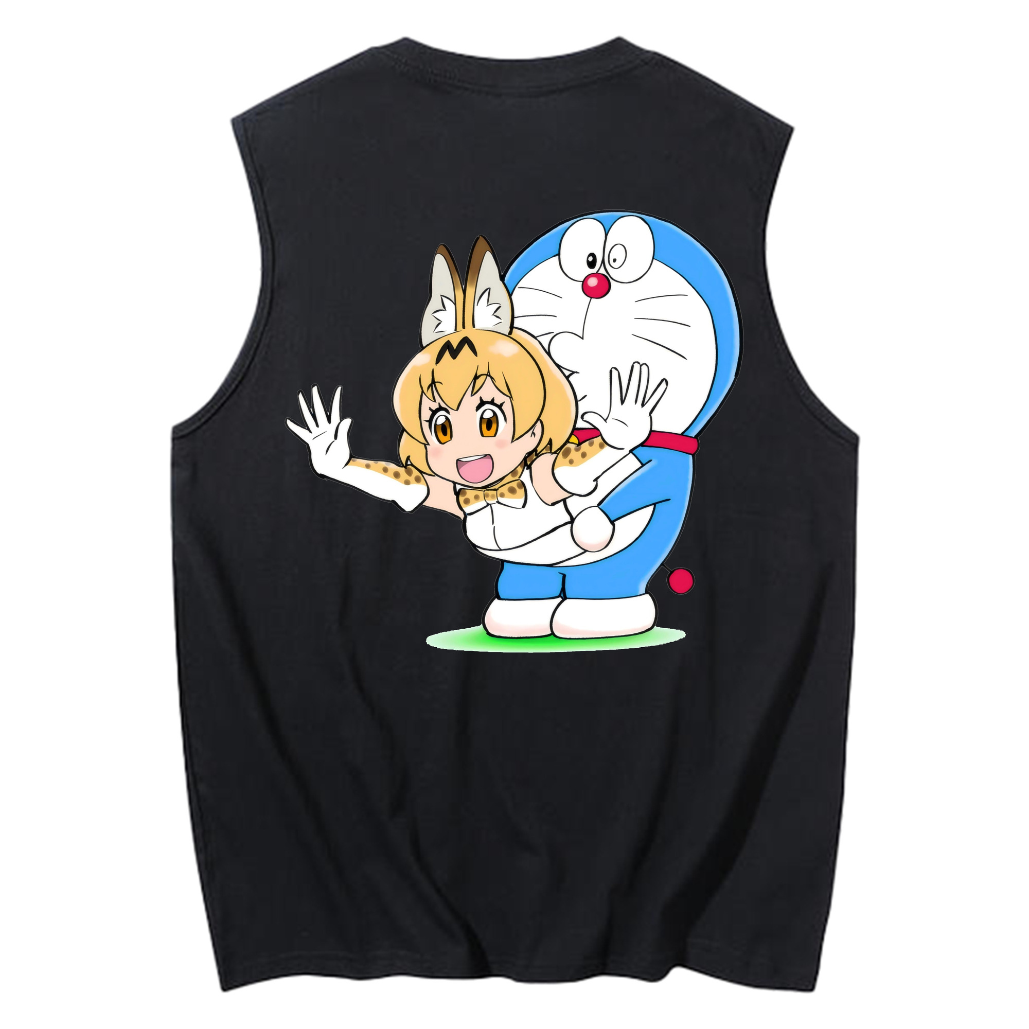 （画像用） ドラえもん Doraemon コットン100％タンクトップ（背面プリント）