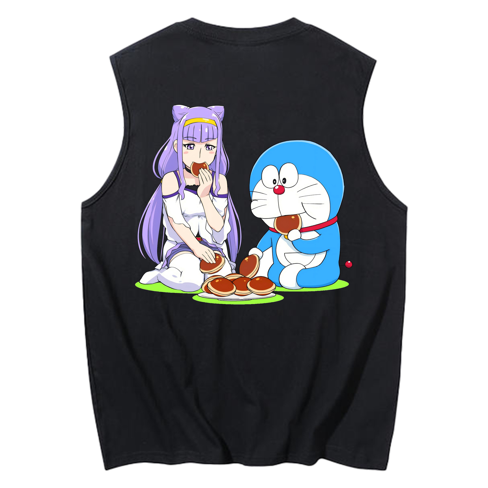 （画像用） ドラえもん Doraemon コットン100％タンクトップ（背面プリント）