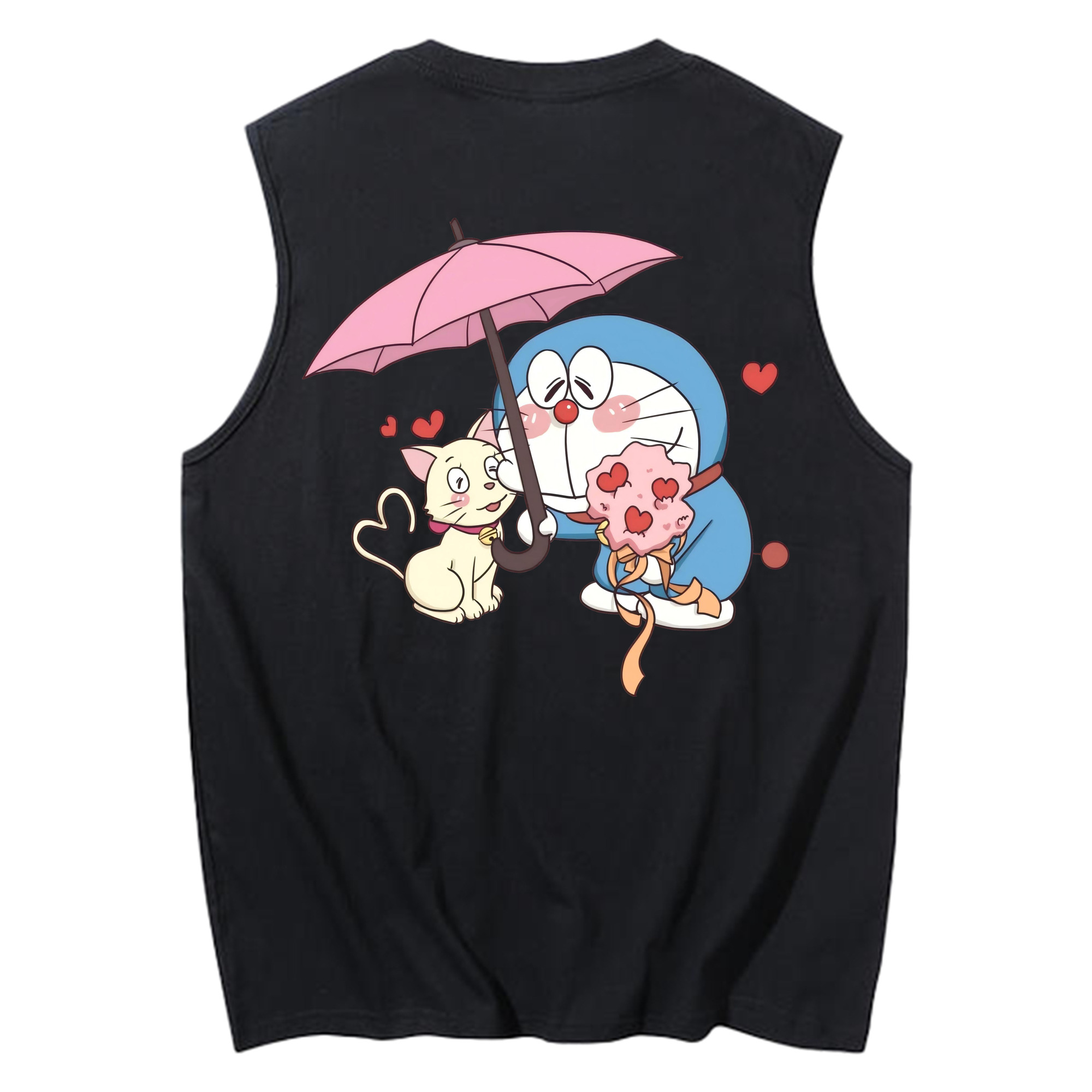 （画像用） ドラえもん Doraemon コットン100％タンクトップ（背面プリント）