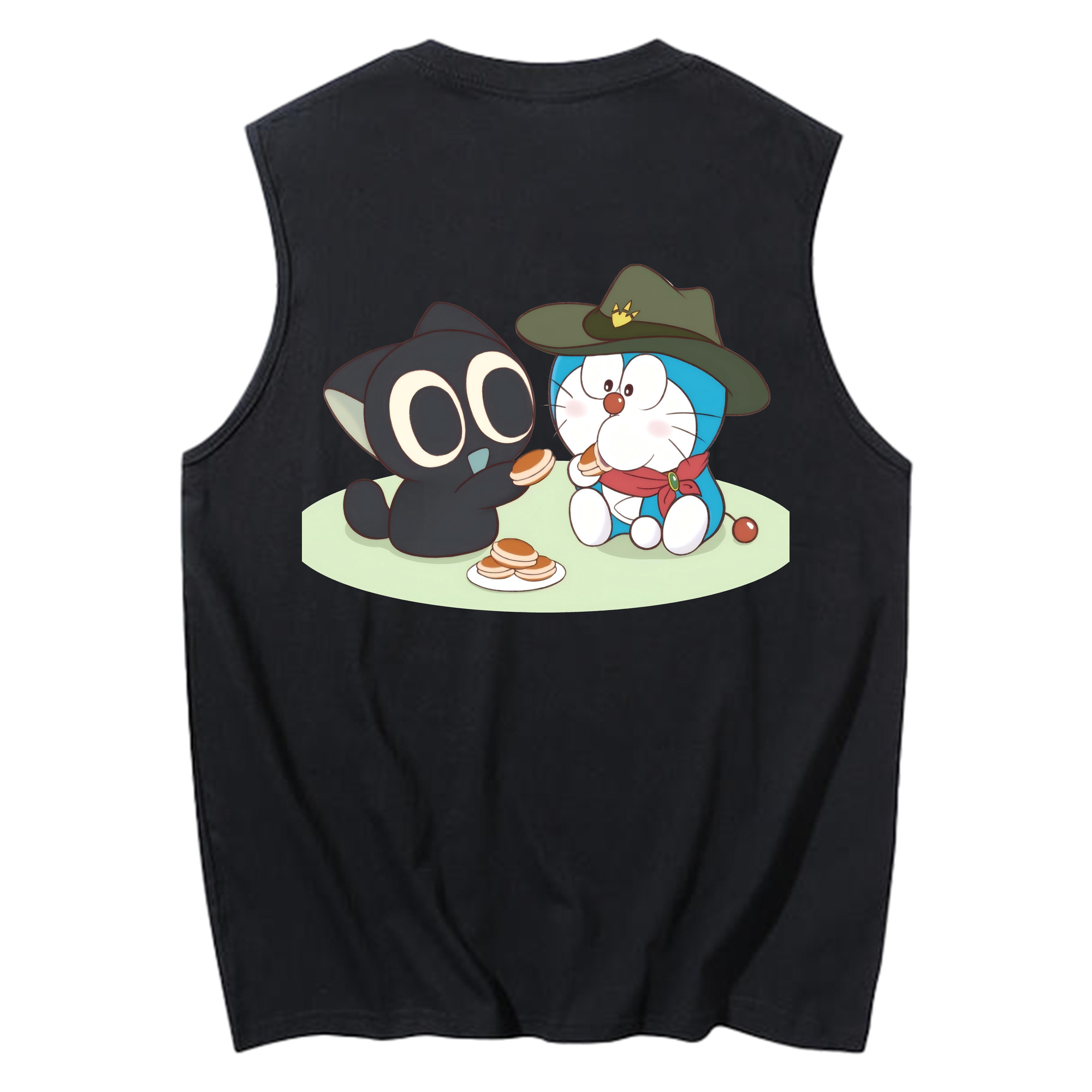 （画像用） ドラえもん Doraemon コットン100％タンクトップ（背面プリント）