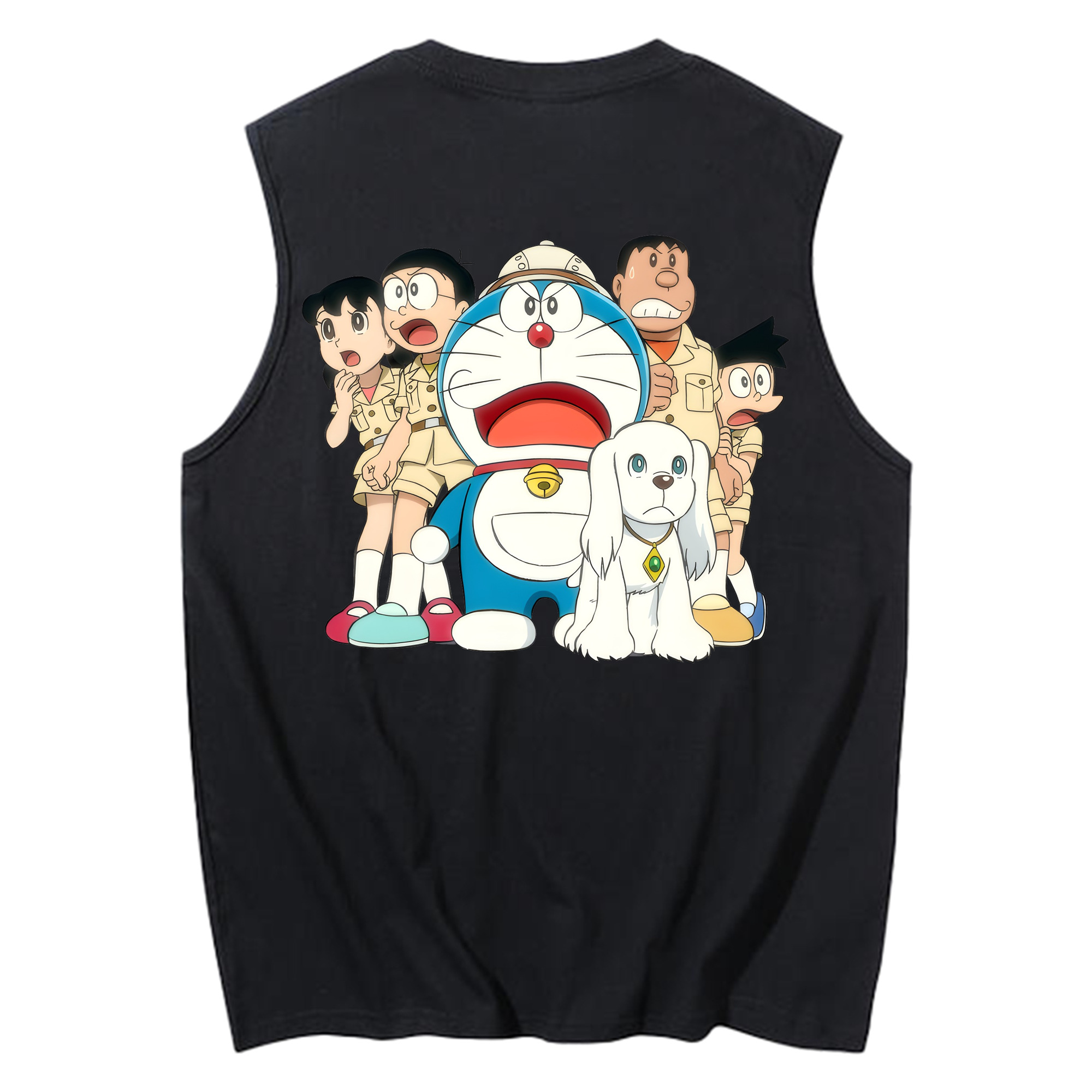 （画像用） ドラえもん Doraemon コットン100％タンクトップ（背面プリント）