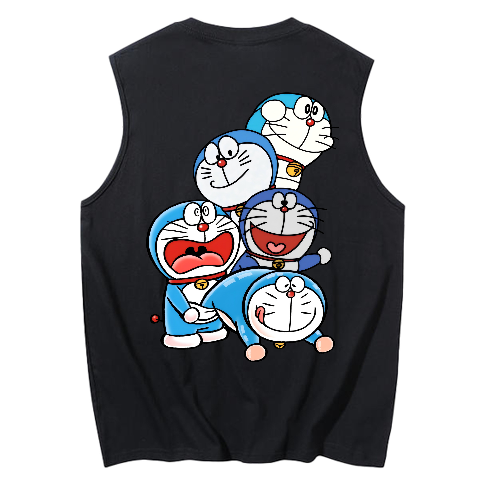 （画像用） ドラえもん Doraemon コットン100％タンクトップ（背面プリント）