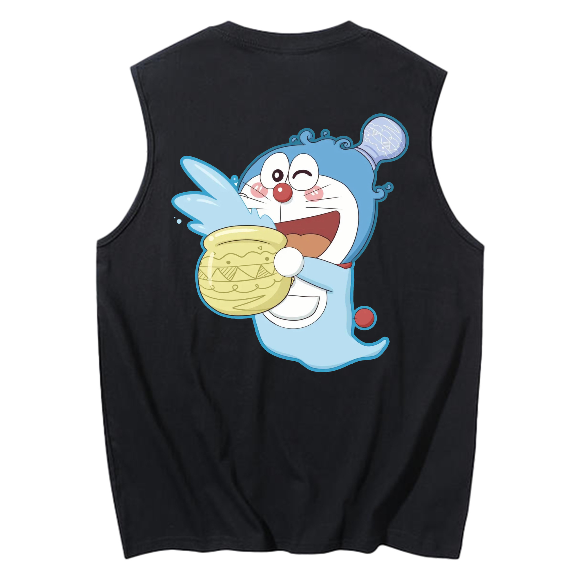 （画像用） ドラえもん Doraemon コットン100％タンクトップ（背面プリント）