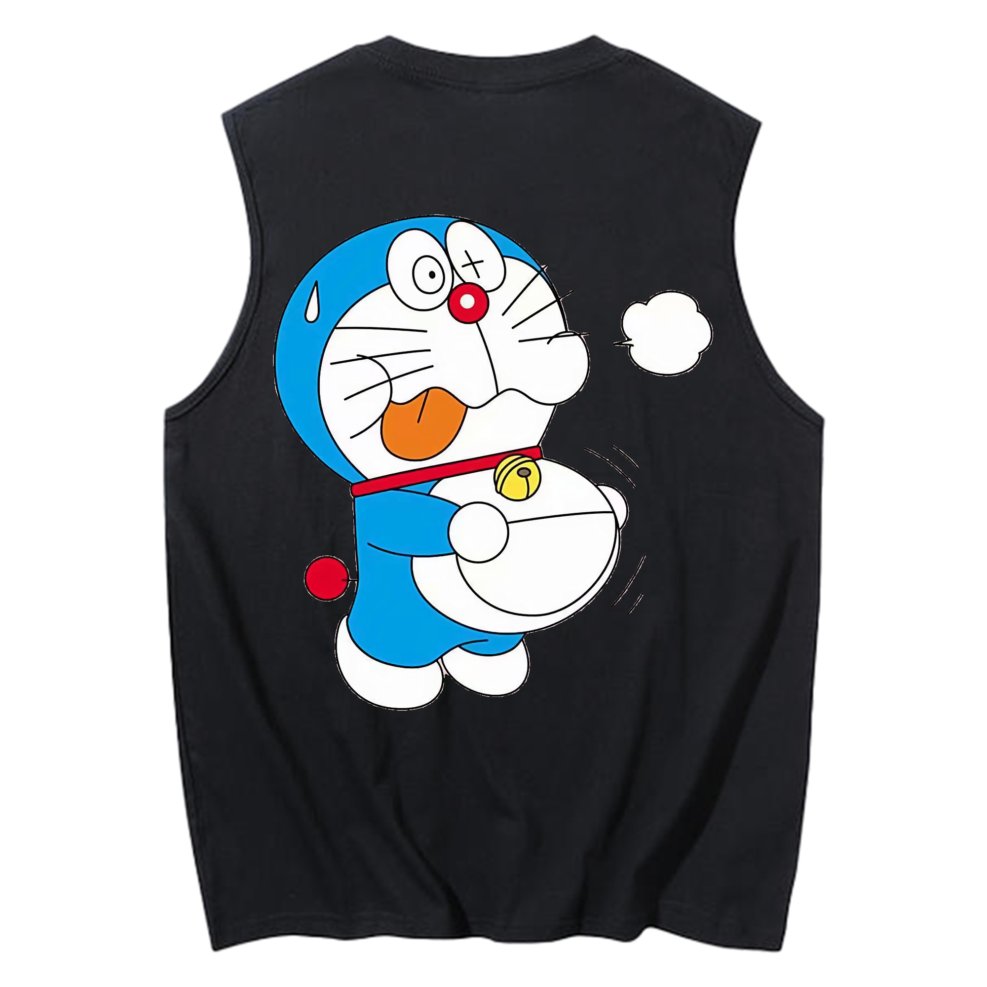 （画像用） ドラえもん Doraemon コットン100％タンクトップ（背面プリント）