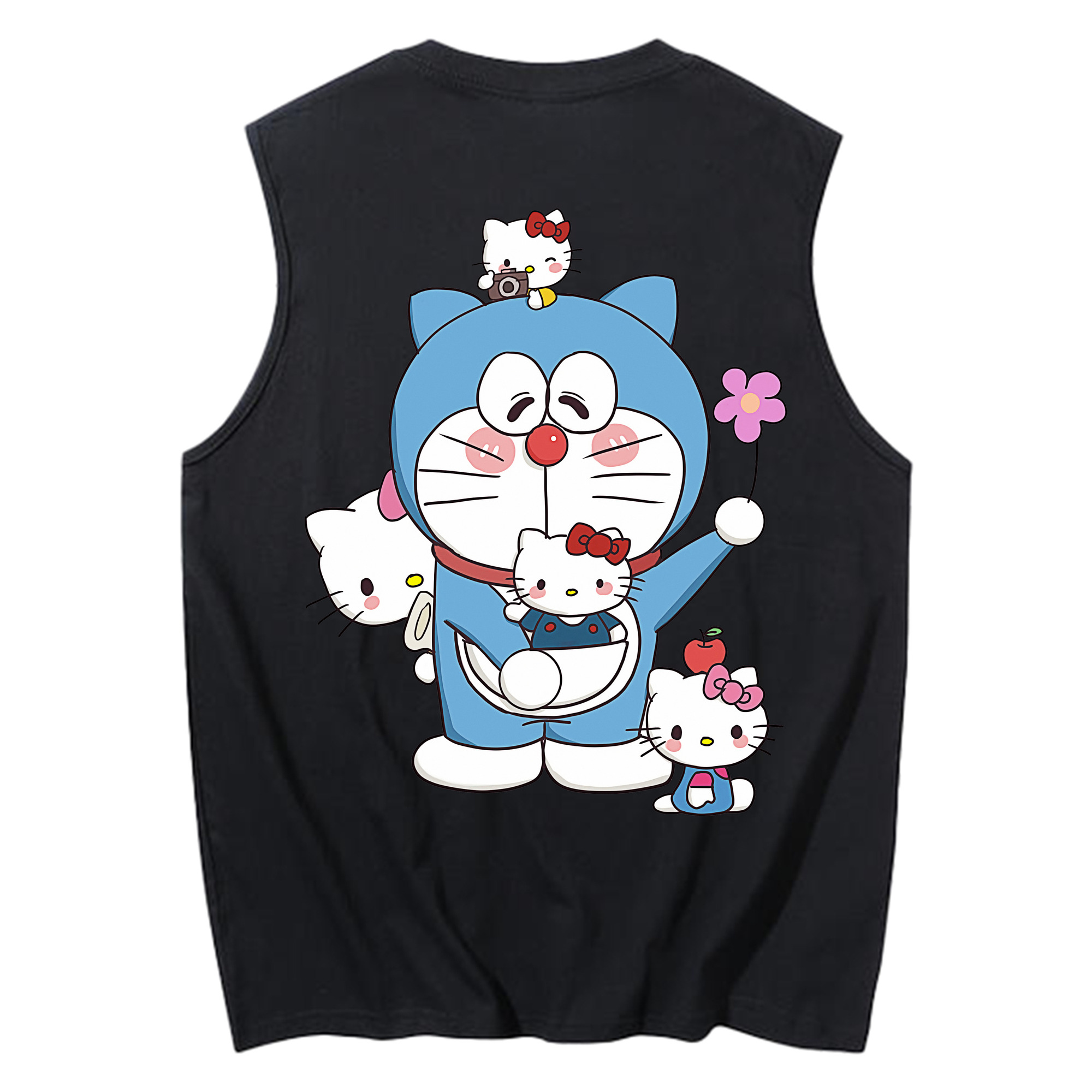 （画像用） ドラえもん Doraemon コットン100％タンクトップ（背面プリント）
