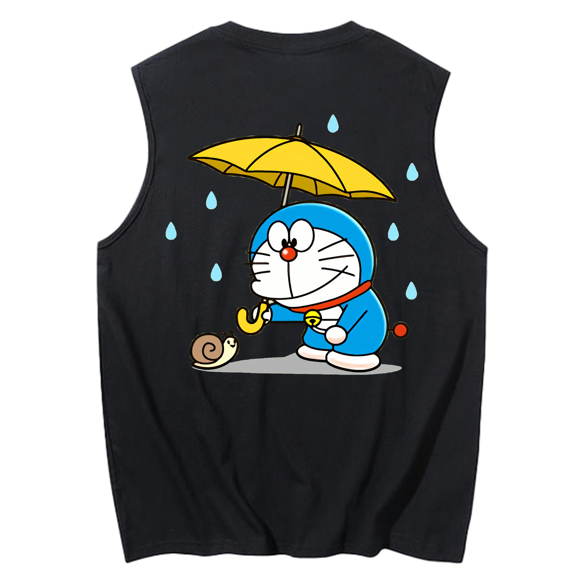 （画像用） ドラえもん Doraemon コットン100％タンクトップ（背面プリント）