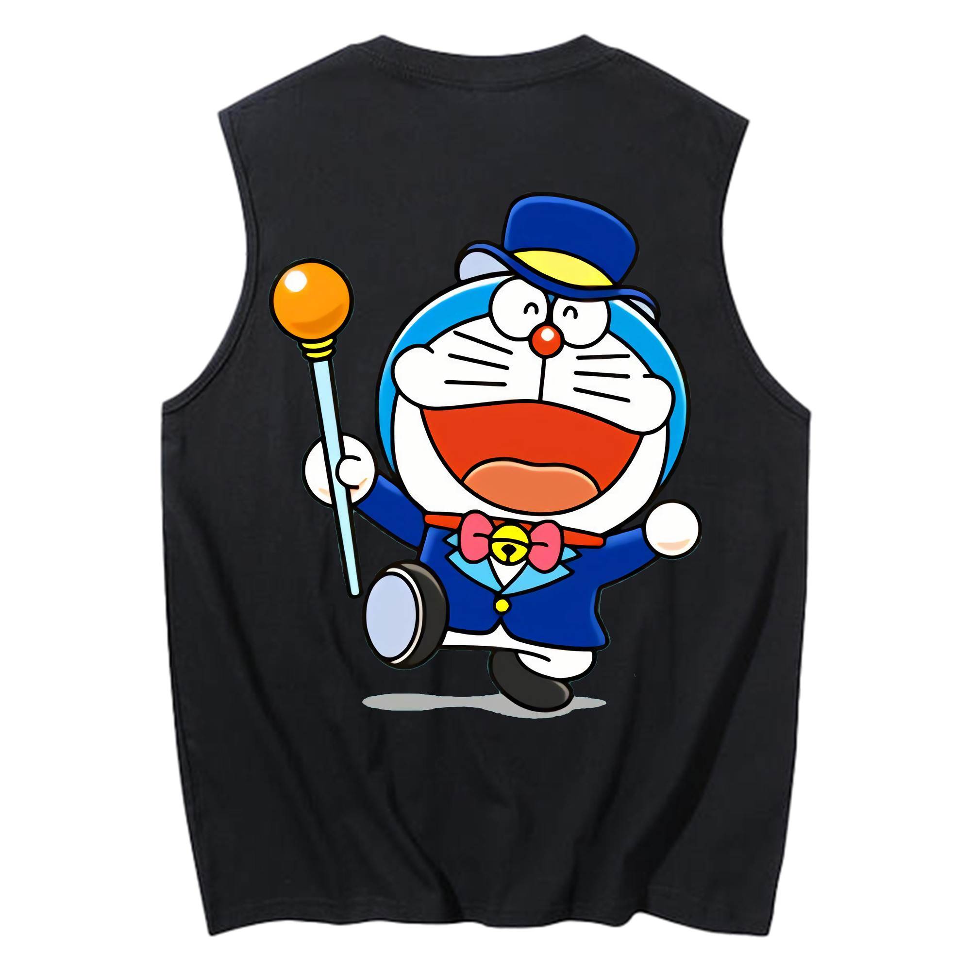 （画像用） ドラえもん Doraemon コットン100％タンクトップ（背面プリント）