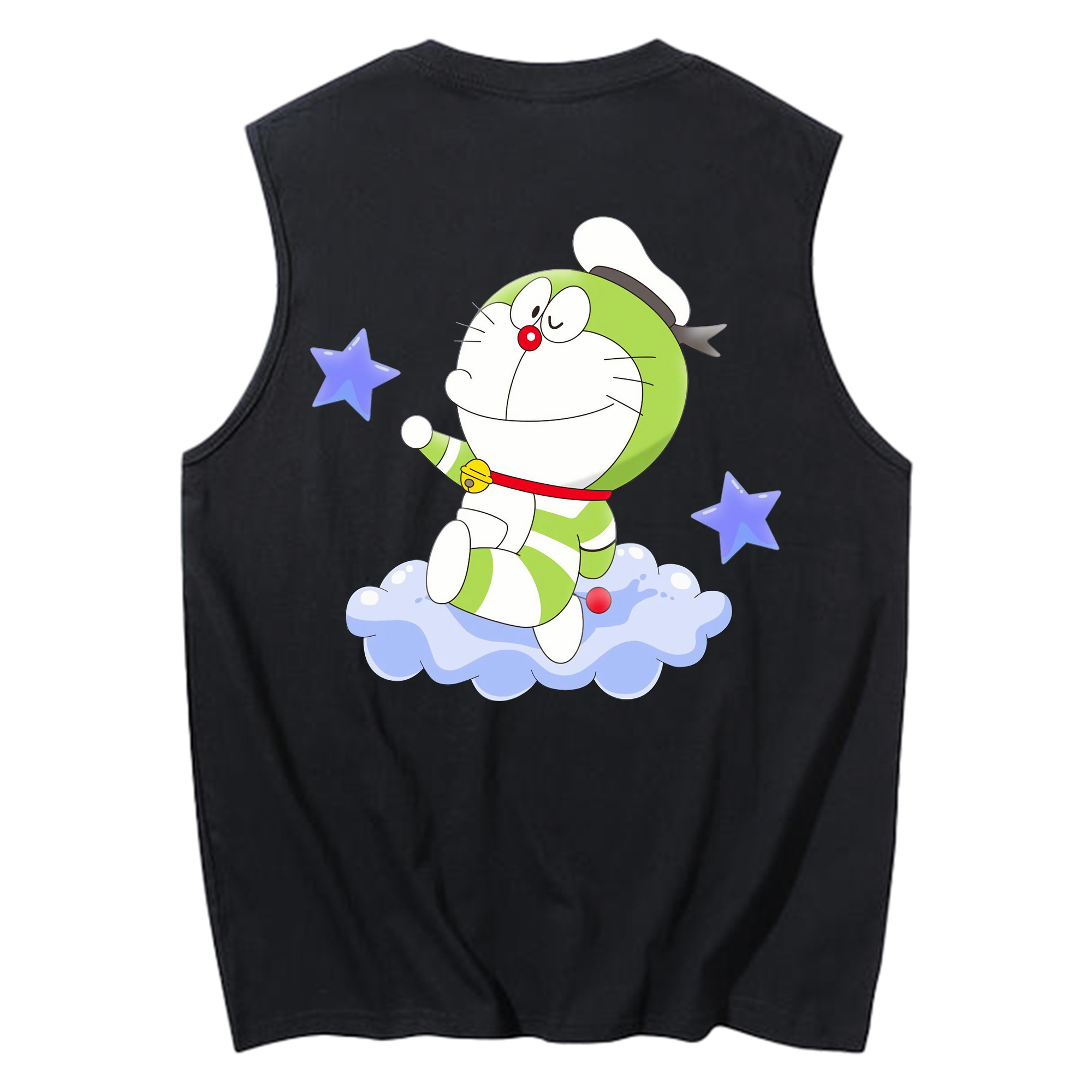 （画像用） ドラえもん Doraemon コットン100％タンクトップ（背面プリント）
