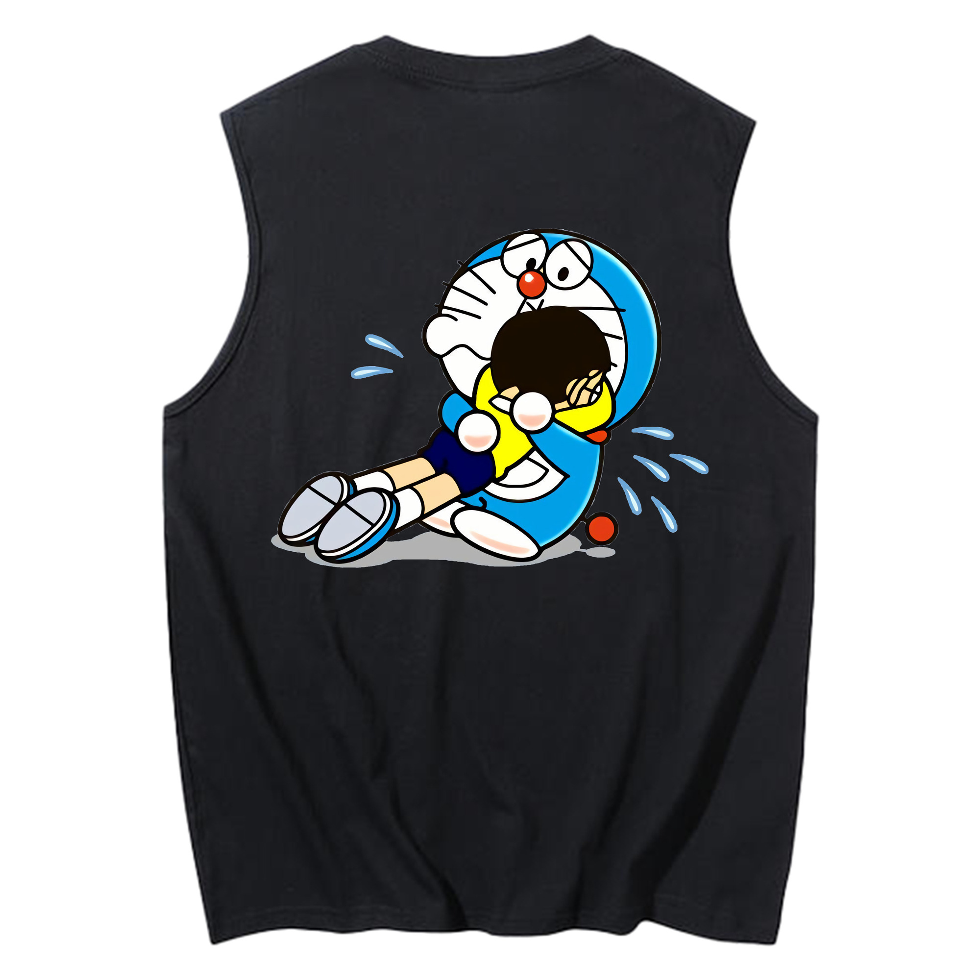 （画像用） ドラえもん Doraemon コットン100％タンクトップ（背面プリント）