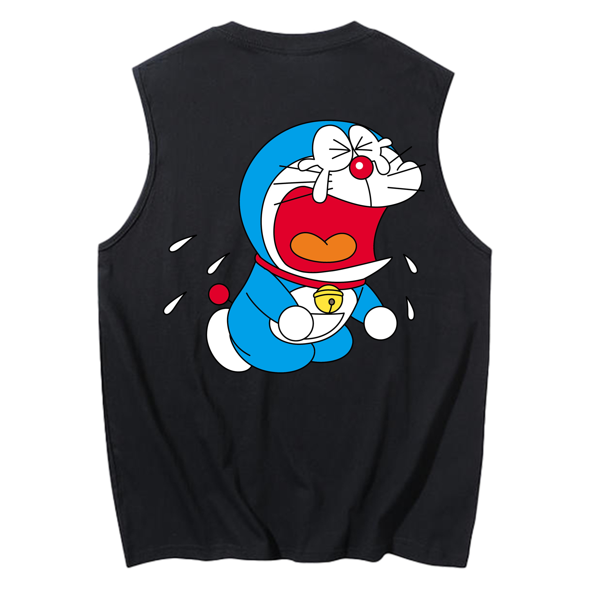 （画像用） ドラえもん Doraemon コットン100％タンクトップ（背面プリント）