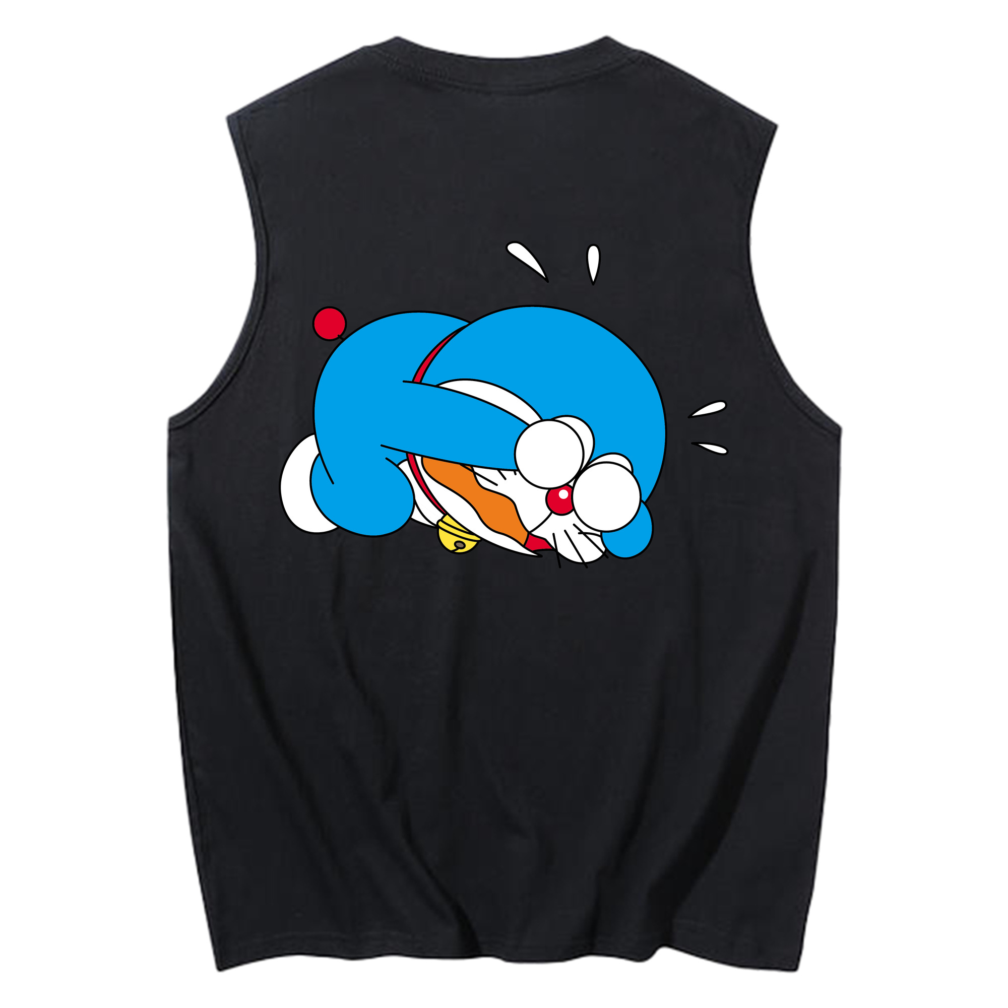 （画像用） ドラえもん Doraemon コットン100％タンクトップ（背面プリント）