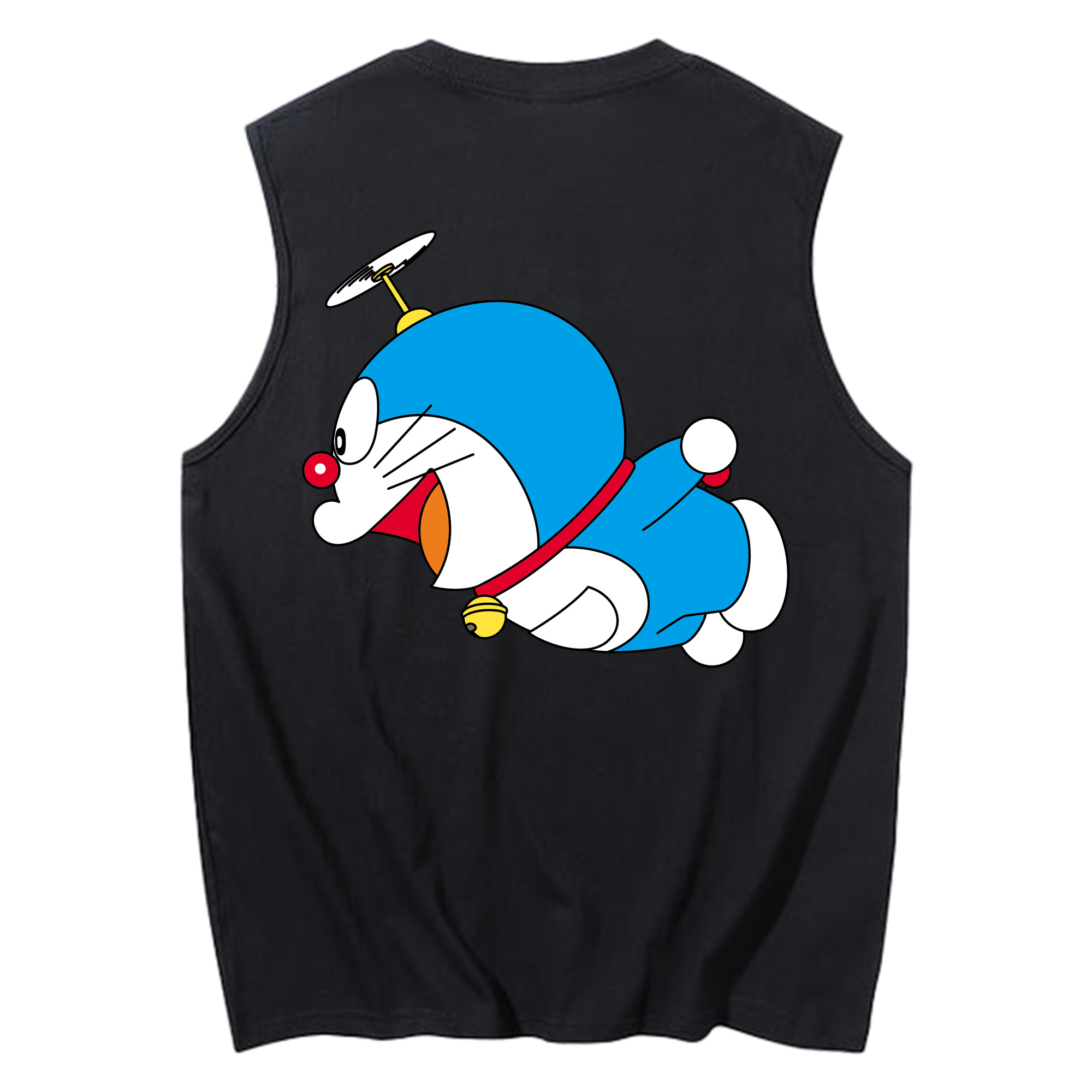 （画像用） ドラえもん Doraemon コットン100％タンクトップ（背面プリント）