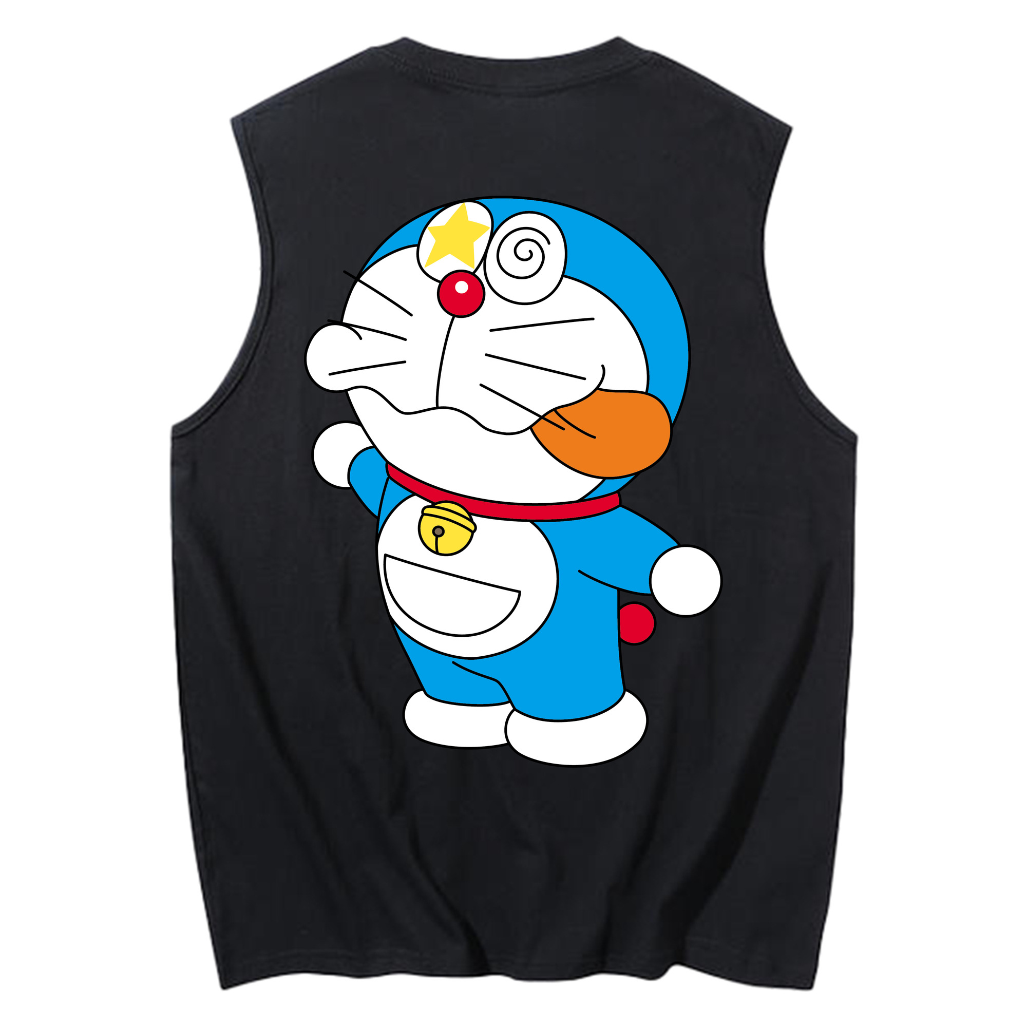 （画像用） ドラえもん Doraemon コットン100％タンクトップ（背面プリント）