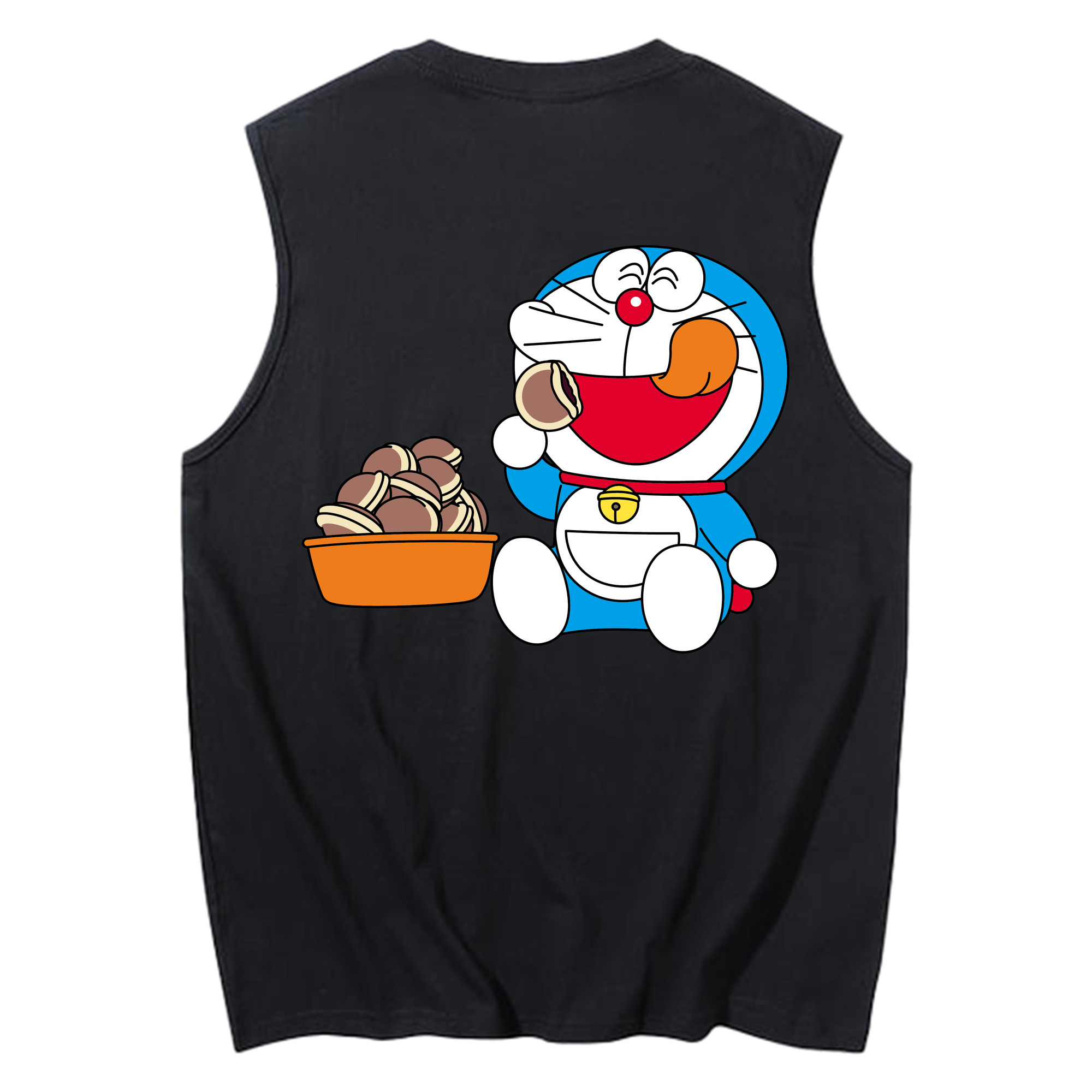 （画像用） ドラえもん Doraemon コットン100％タンクトップ（背面プリント）