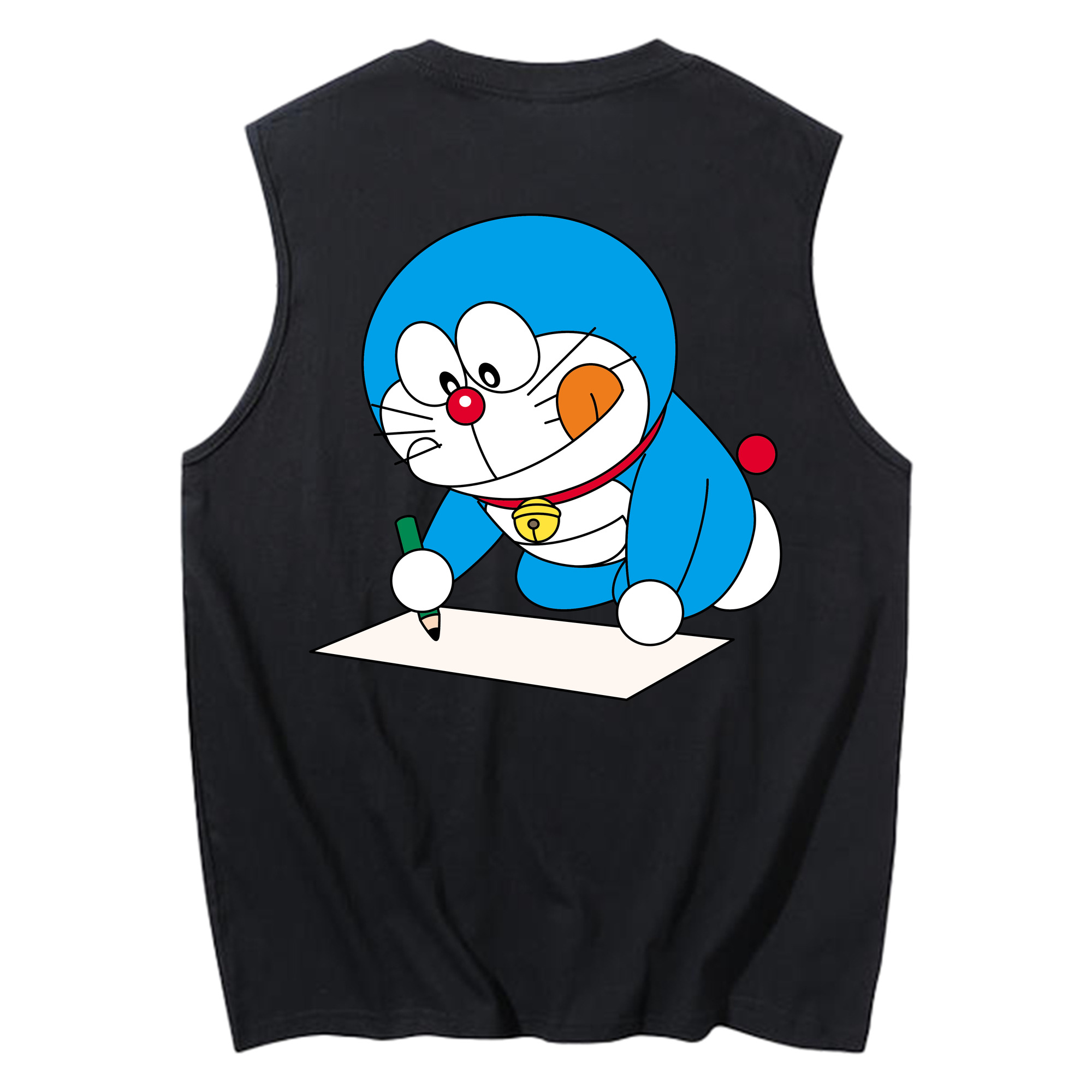（画像用） ドラえもん Doraemon コットン100％タンクトップ（背面プリント）