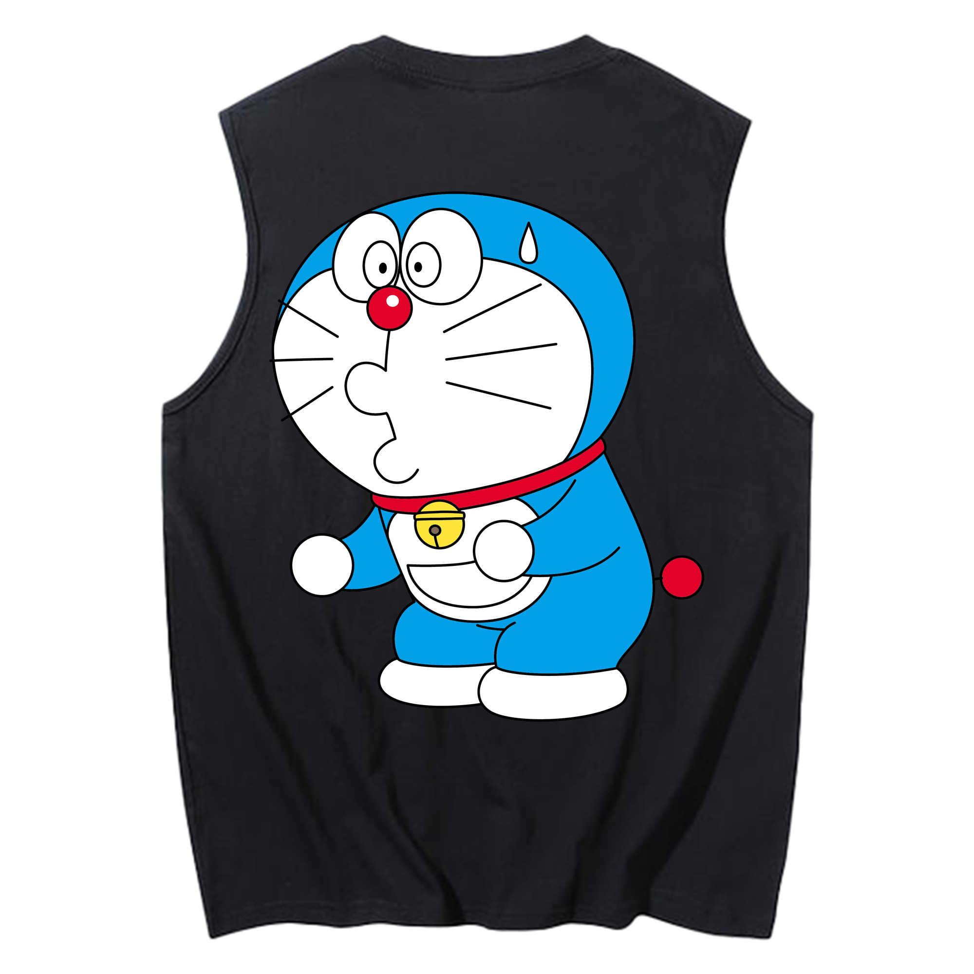 （画像用） ドラえもん Doraemon コットン100％タンクトップ（背面プリント）