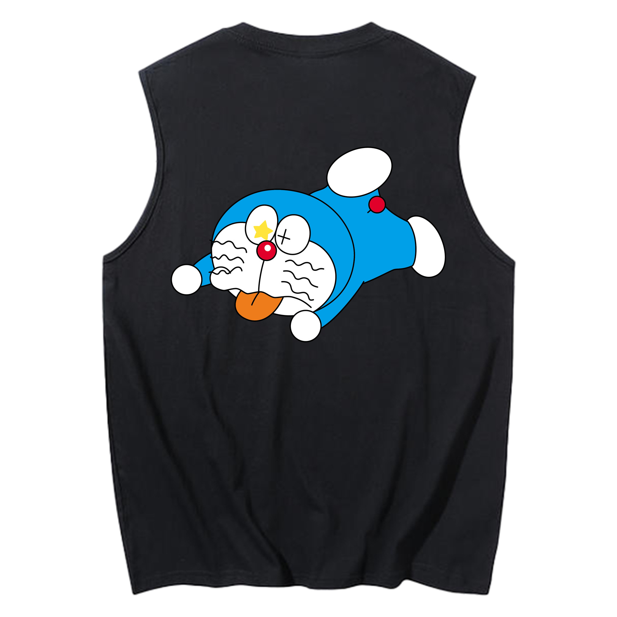（画像用） ドラえもん Doraemon コットン100％タンクトップ（背面プリント）