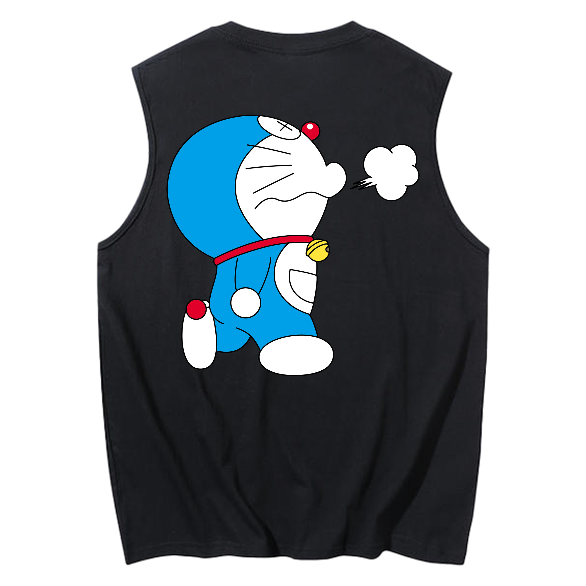 （画像用） ドラえもん Doraemon コットン100％タンクトップ（背面プリント）