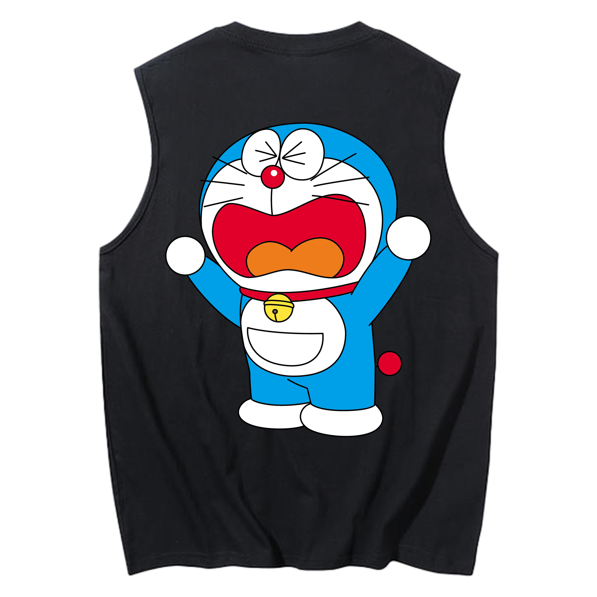 （画像用） ドラえもん Doraemon コットン100％タンクトップ（背面プリント）
