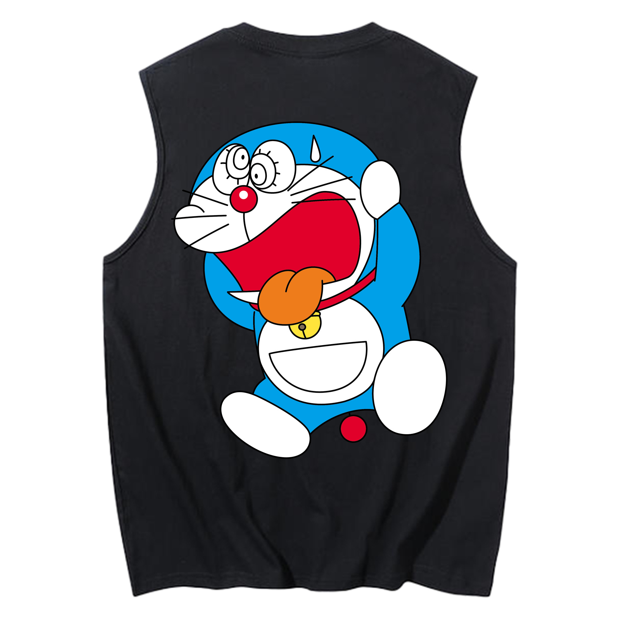 （画像用） ドラえもん Doraemon コットン100％タンクトップ（背面プリント）