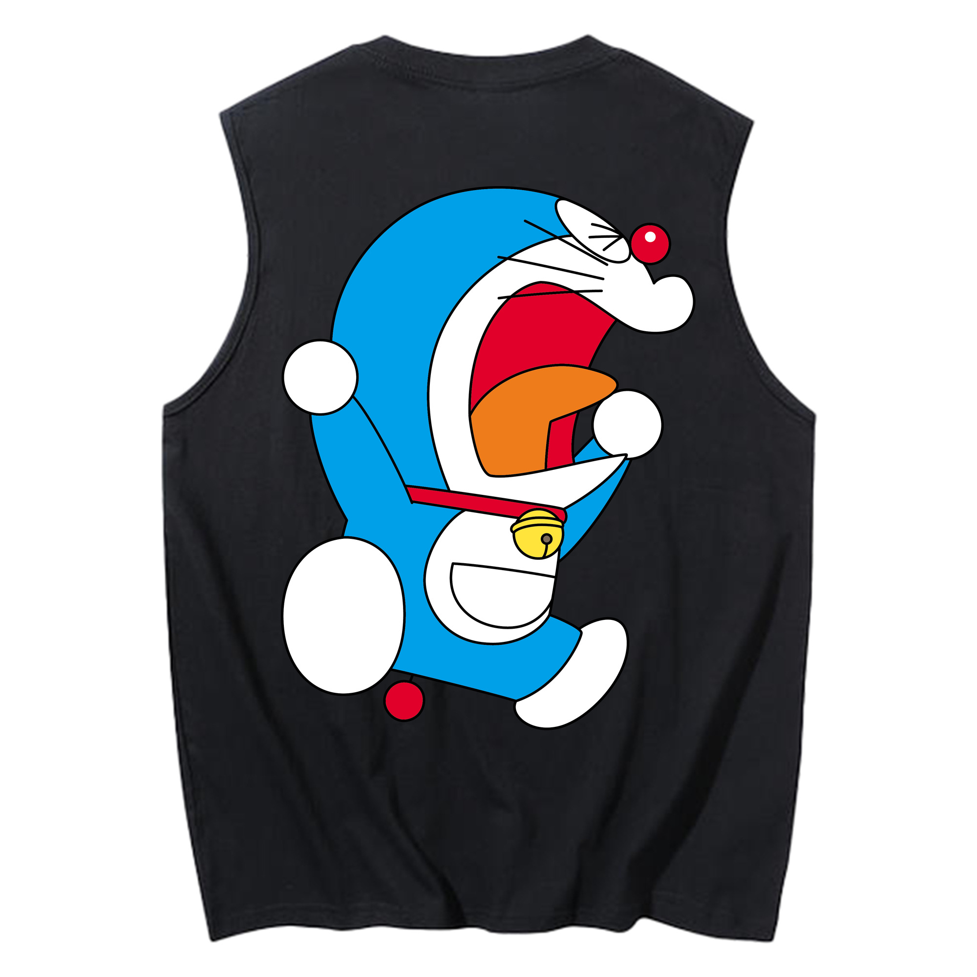 （画像用） ドラえもん Doraemon コットン100％タンクトップ（背面プリント）