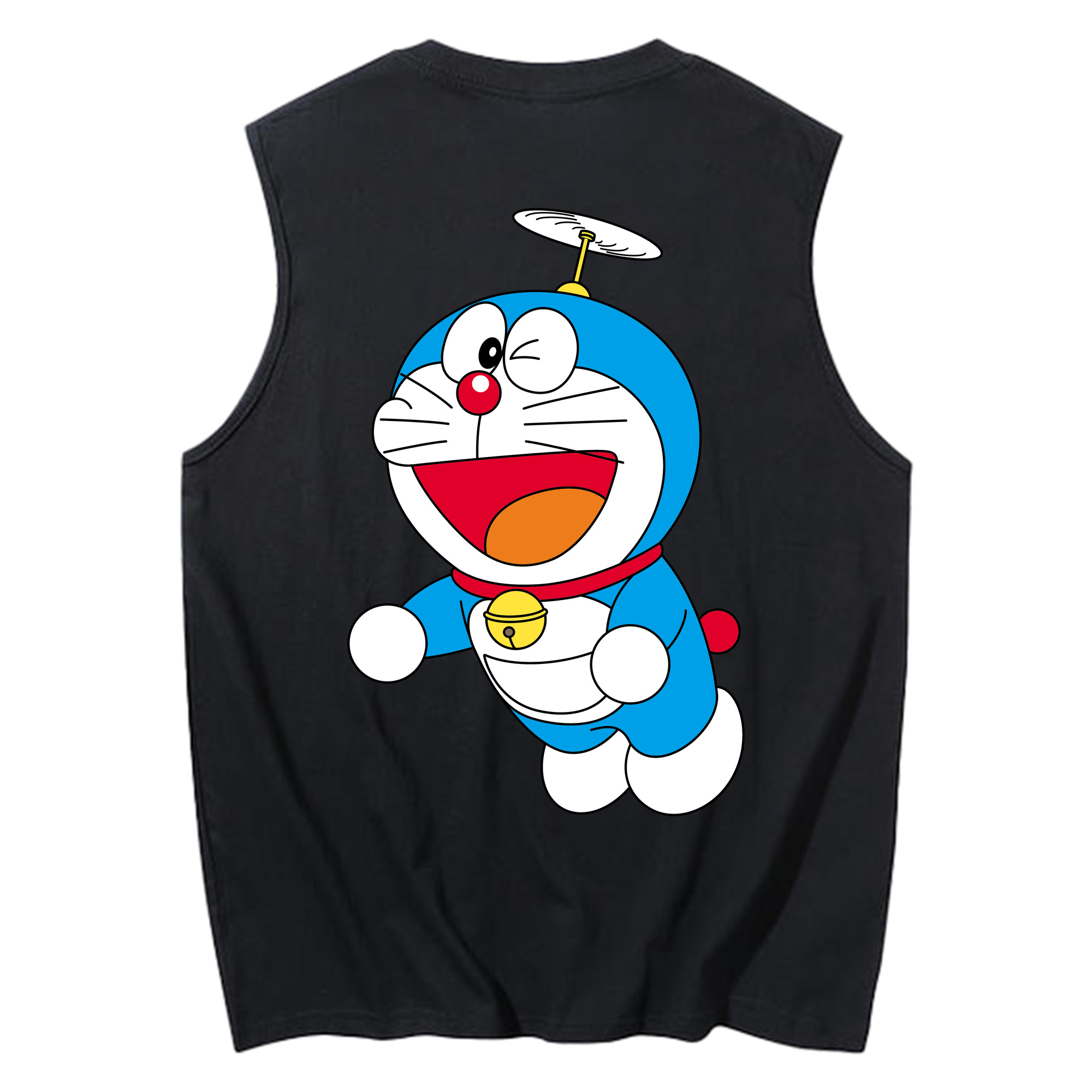 （画像用） ドラえもん Doraemon コットン100％タンクトップ（背面プリント）