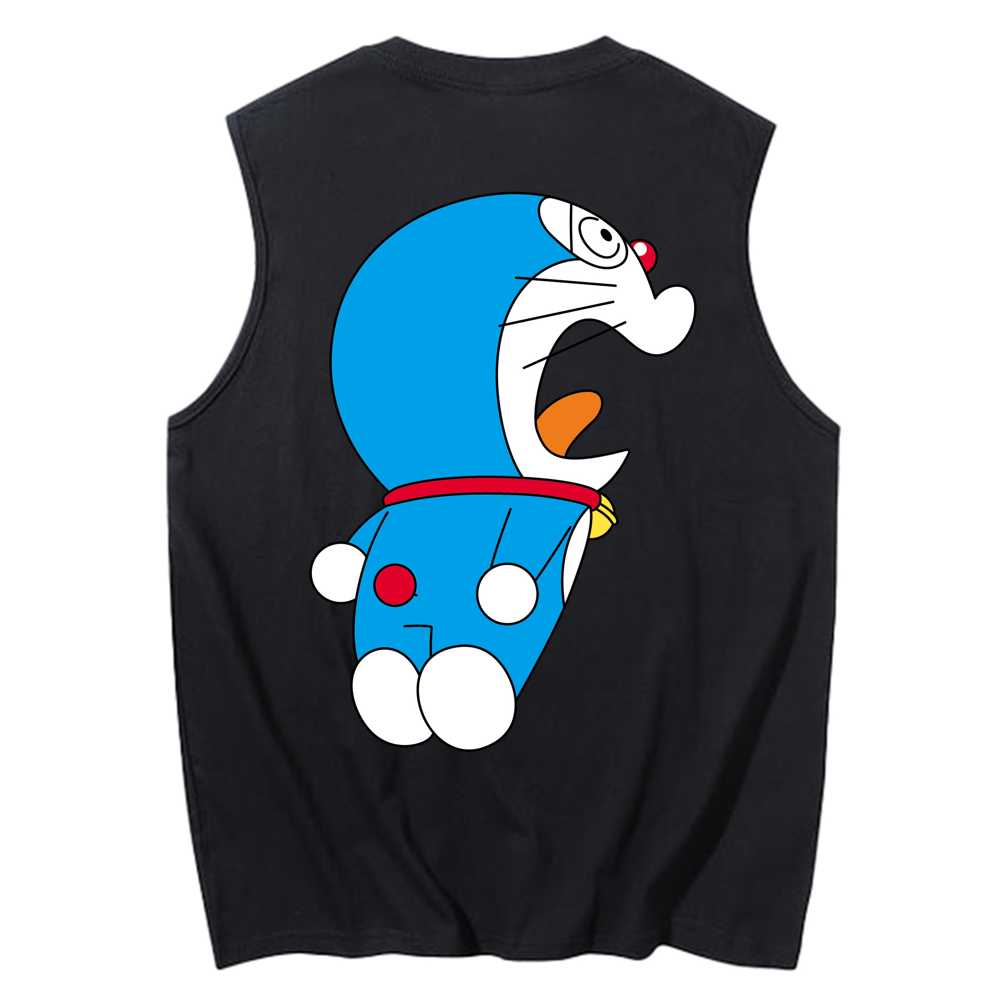 （画像用） ドラえもん Doraemon コットン100％タンクトップ（背面プリント）